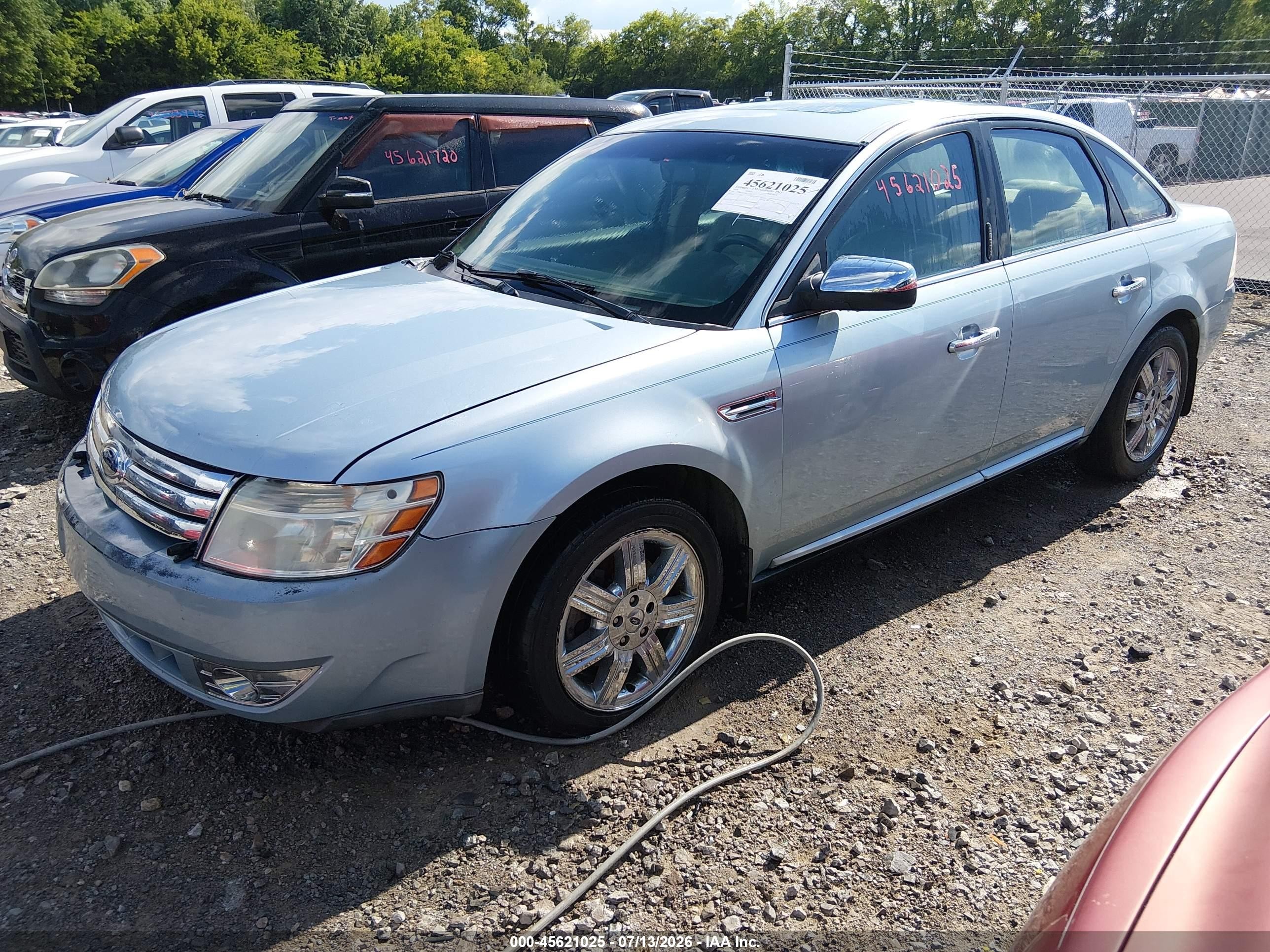 2009 Ford Taurus Limited Blue vin: 1FAHP25W79G110304