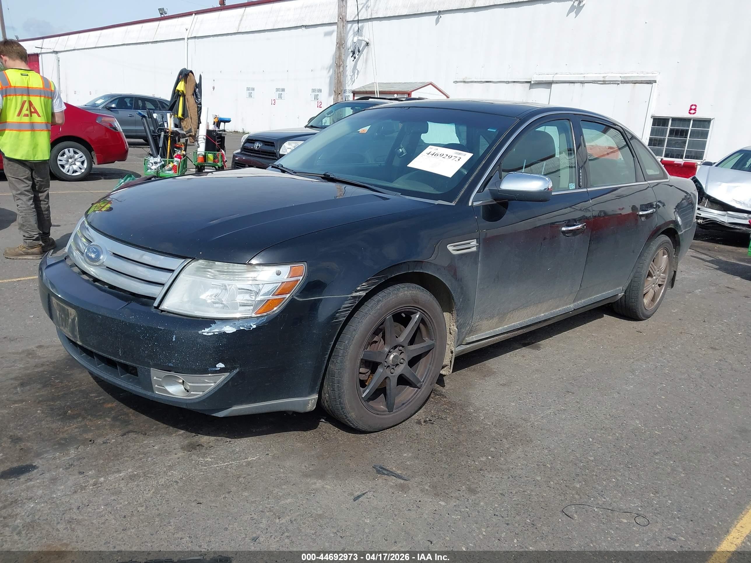 2008 Ford Taurus Limited Black vin: 1FAHP25W88G112383