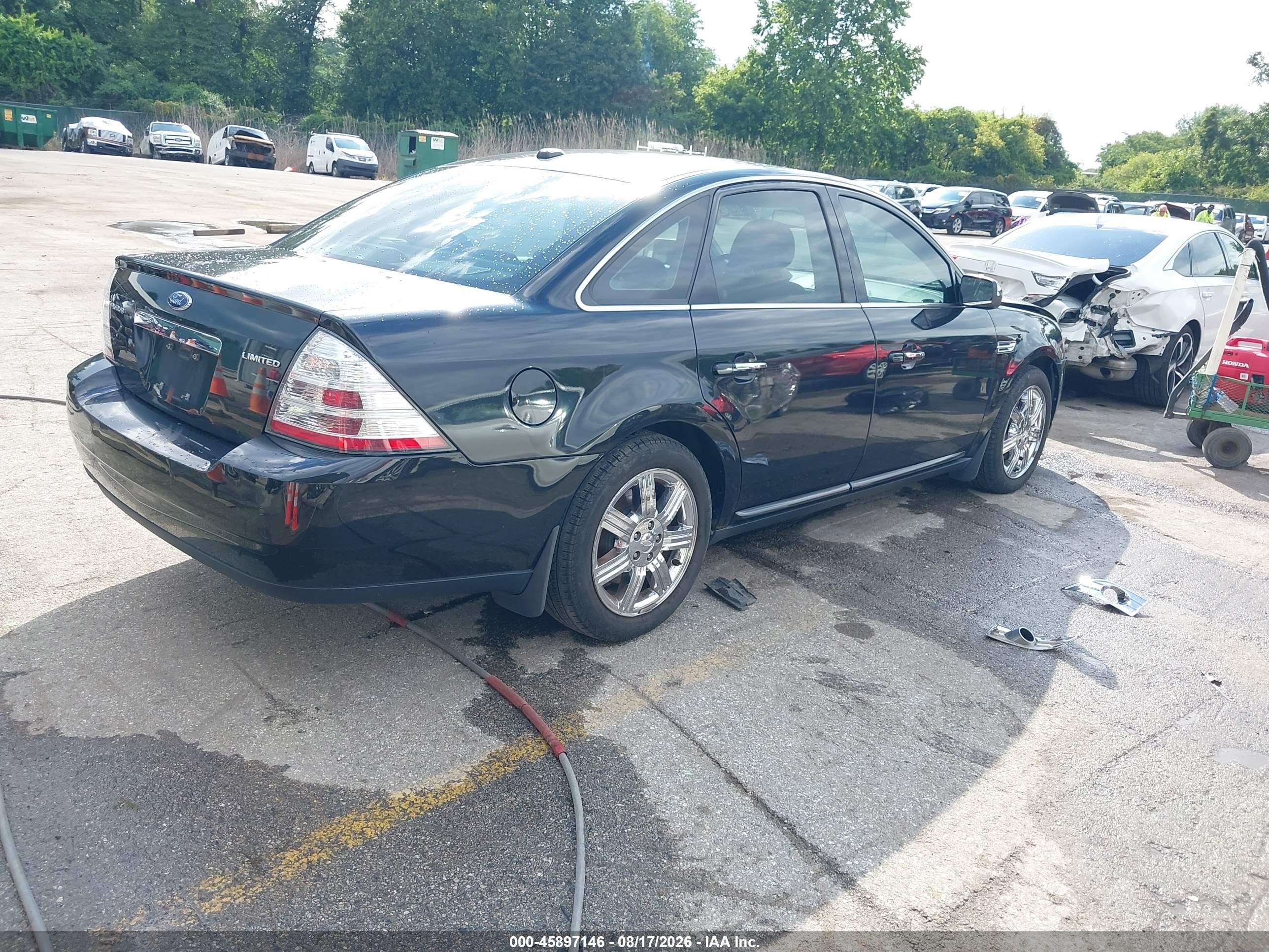 2009 Ford Taurus Limited Черный vin: 1FAHP25W89G126981