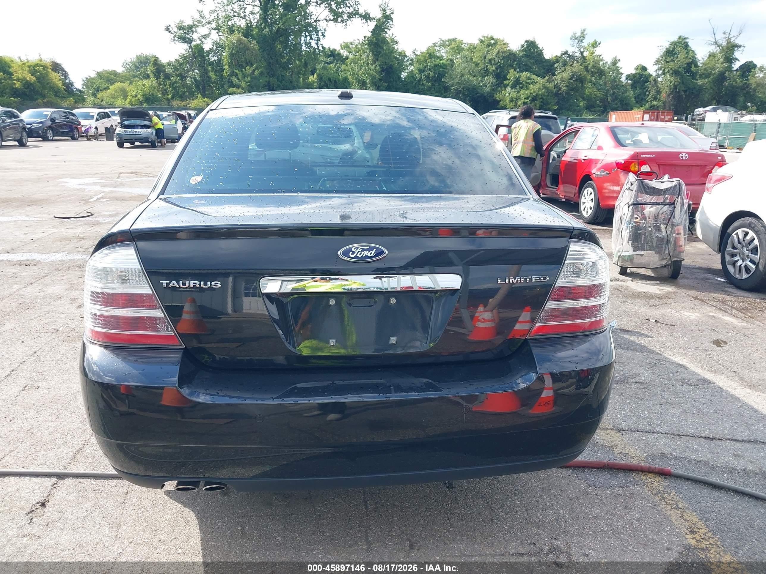 2009 Ford Taurus Limited Черный vin: 1FAHP25W89G126981
