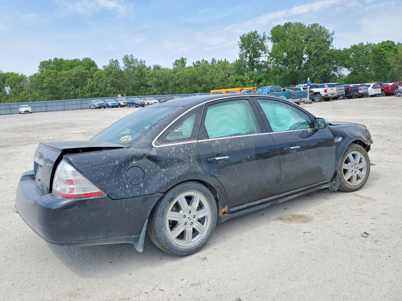 2008 Ford Taurus Limited Black vin: 1FAHP25WX8G174190
