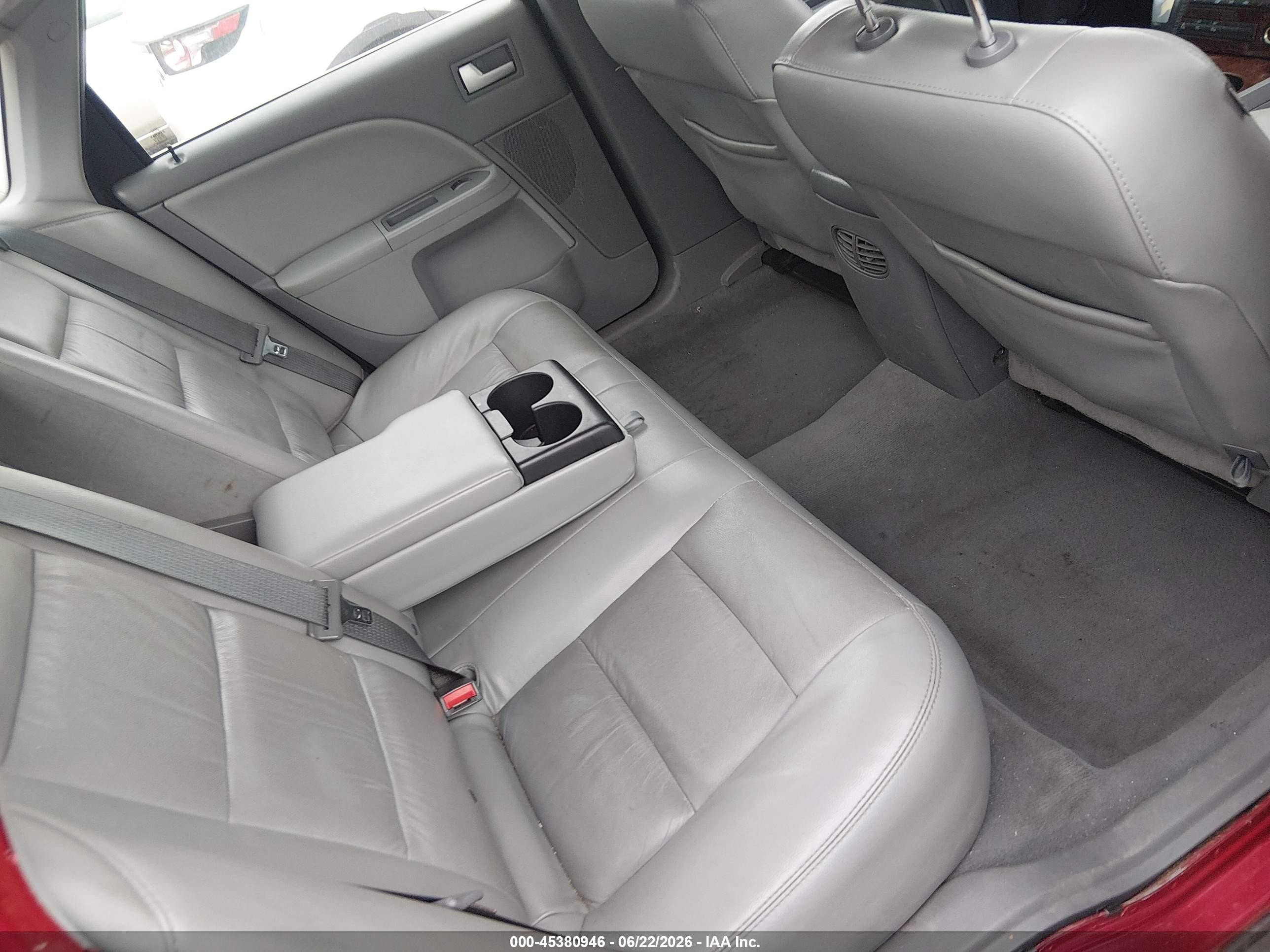 2007 Ford Five Hundred Sel Red vin: 1FAHP27147G104233