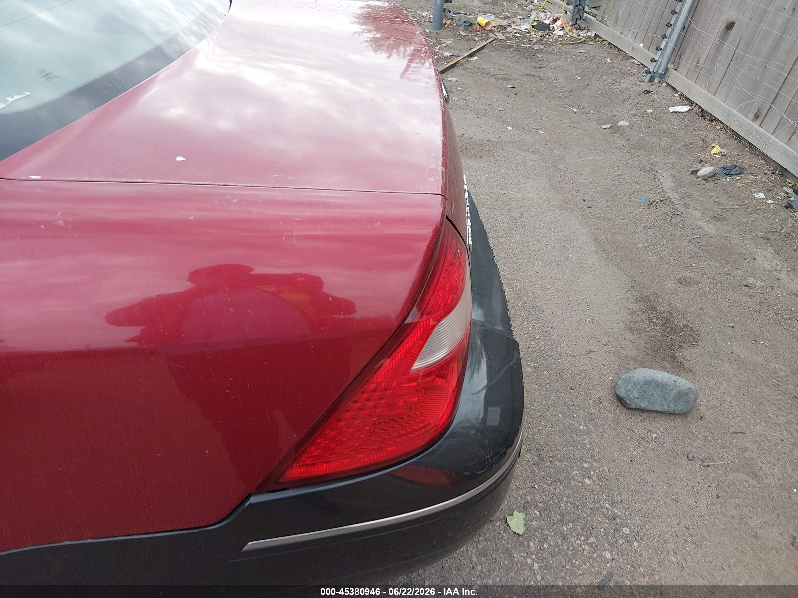 2007 Ford Five Hundred Sel Red vin: 1FAHP27147G104233