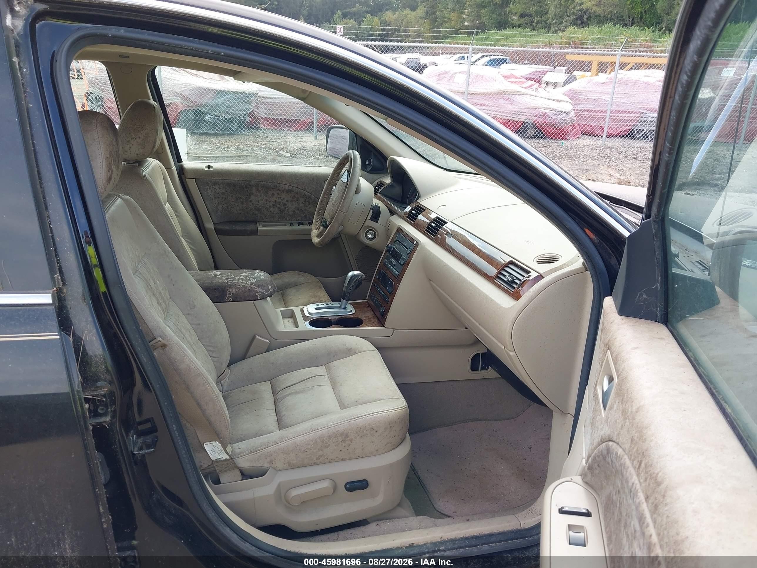 2006 Ford Five Hundred Sel Черный vin: 1FAHP27186G170010