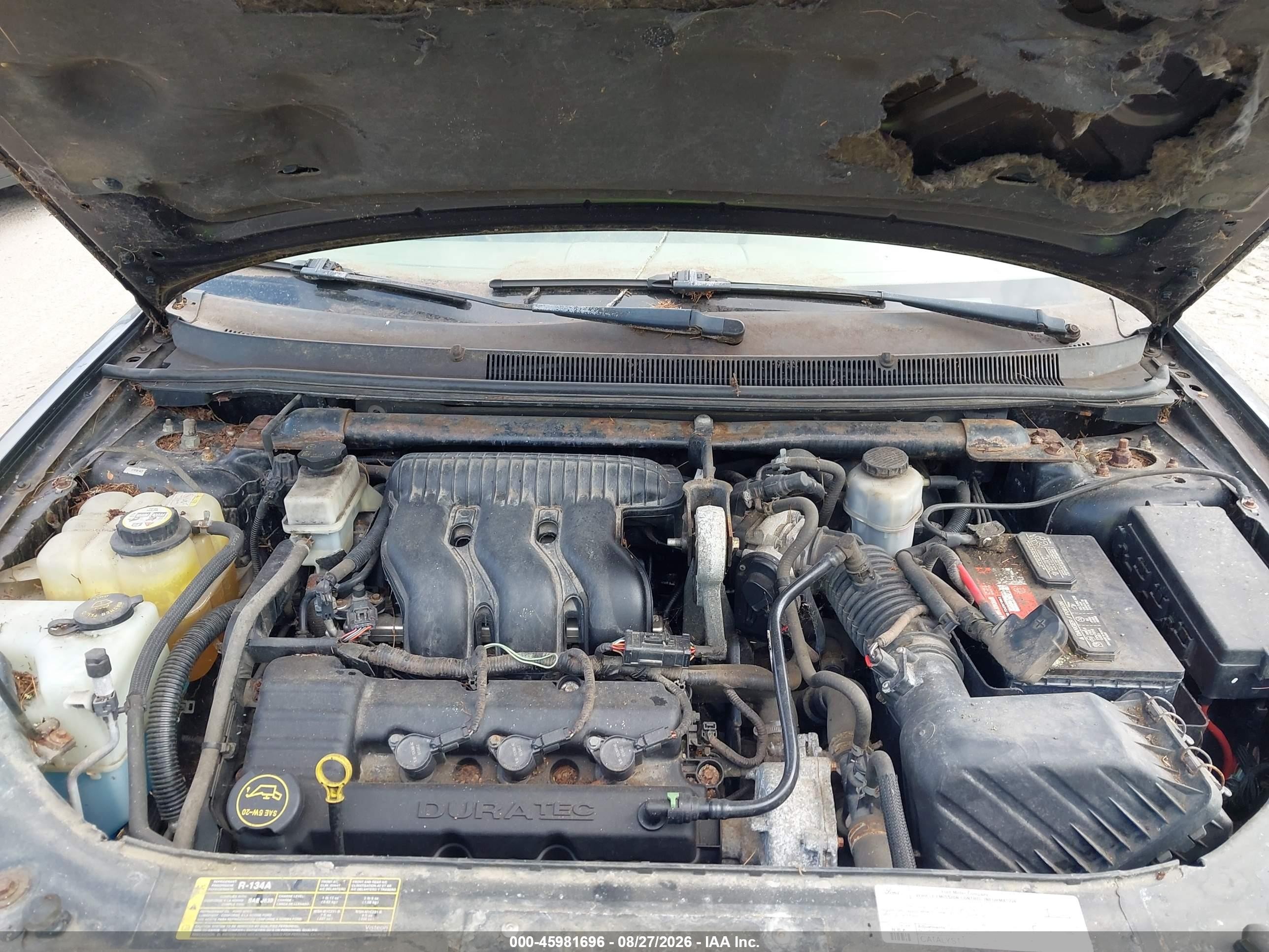 2006 Ford Five Hundred Sel Черный vin: 1FAHP27186G170010