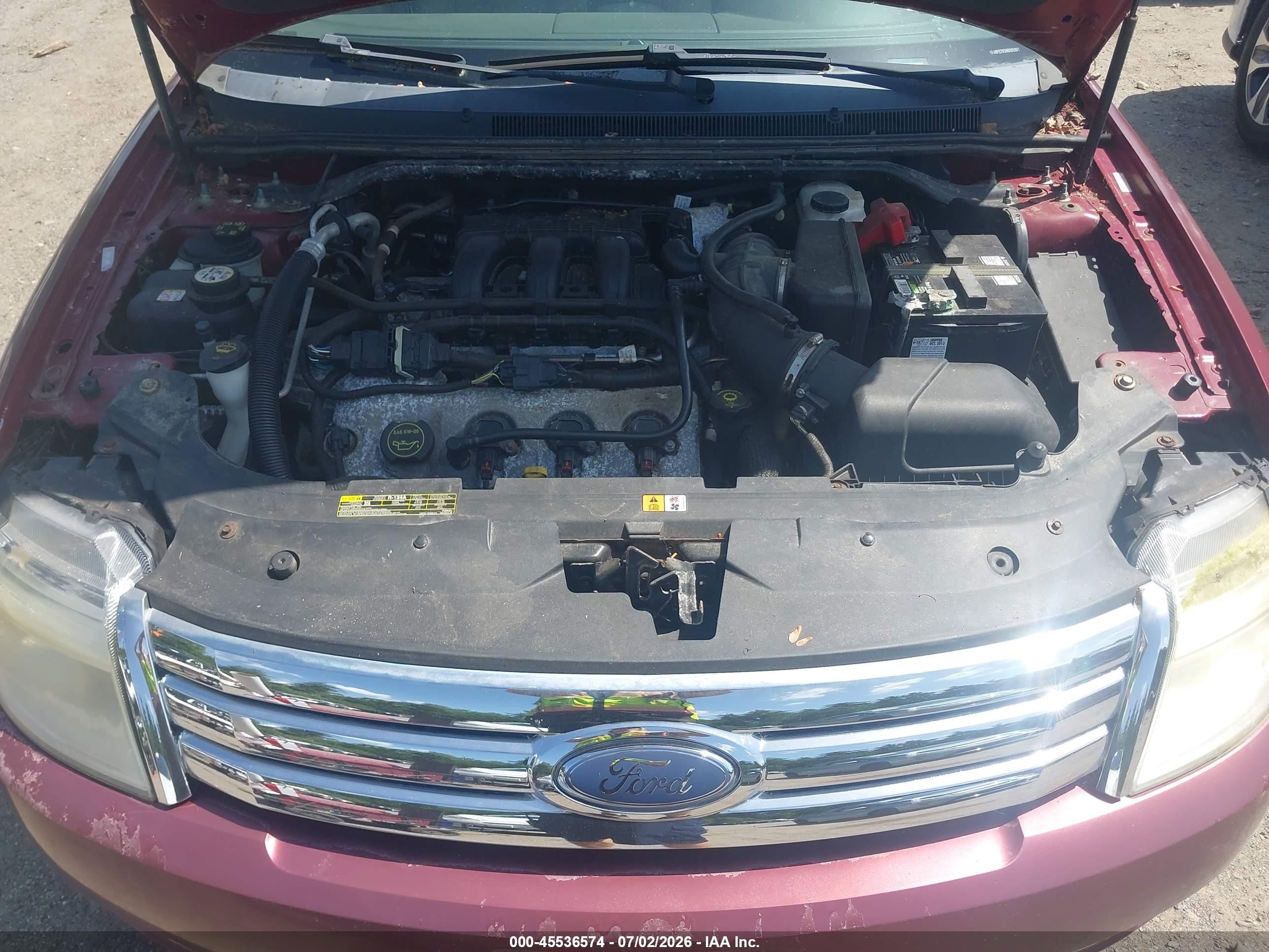 2008 Ford Taurus Sel Maroon vin: 1FAHP27W28G102087