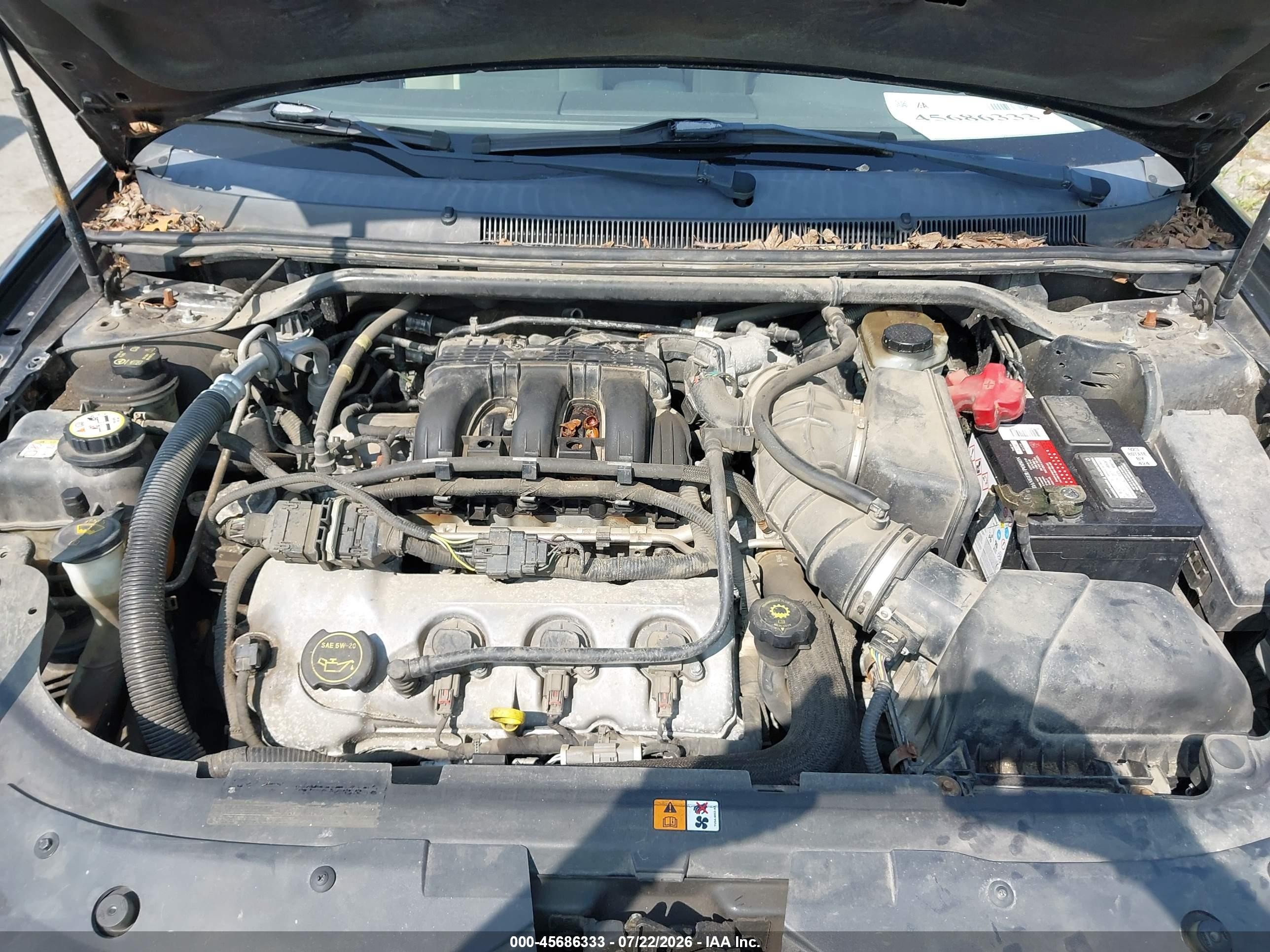 2008 Ford Taurus Sel Черный vin: 1FAHP27W38G149404