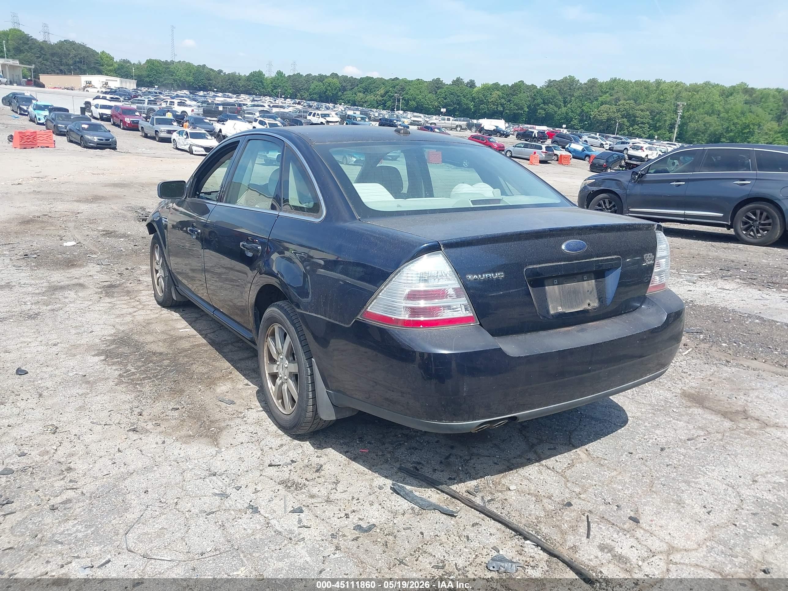 2009 Ford Taurus Sel Black vin: 1FAHP27W79G114298