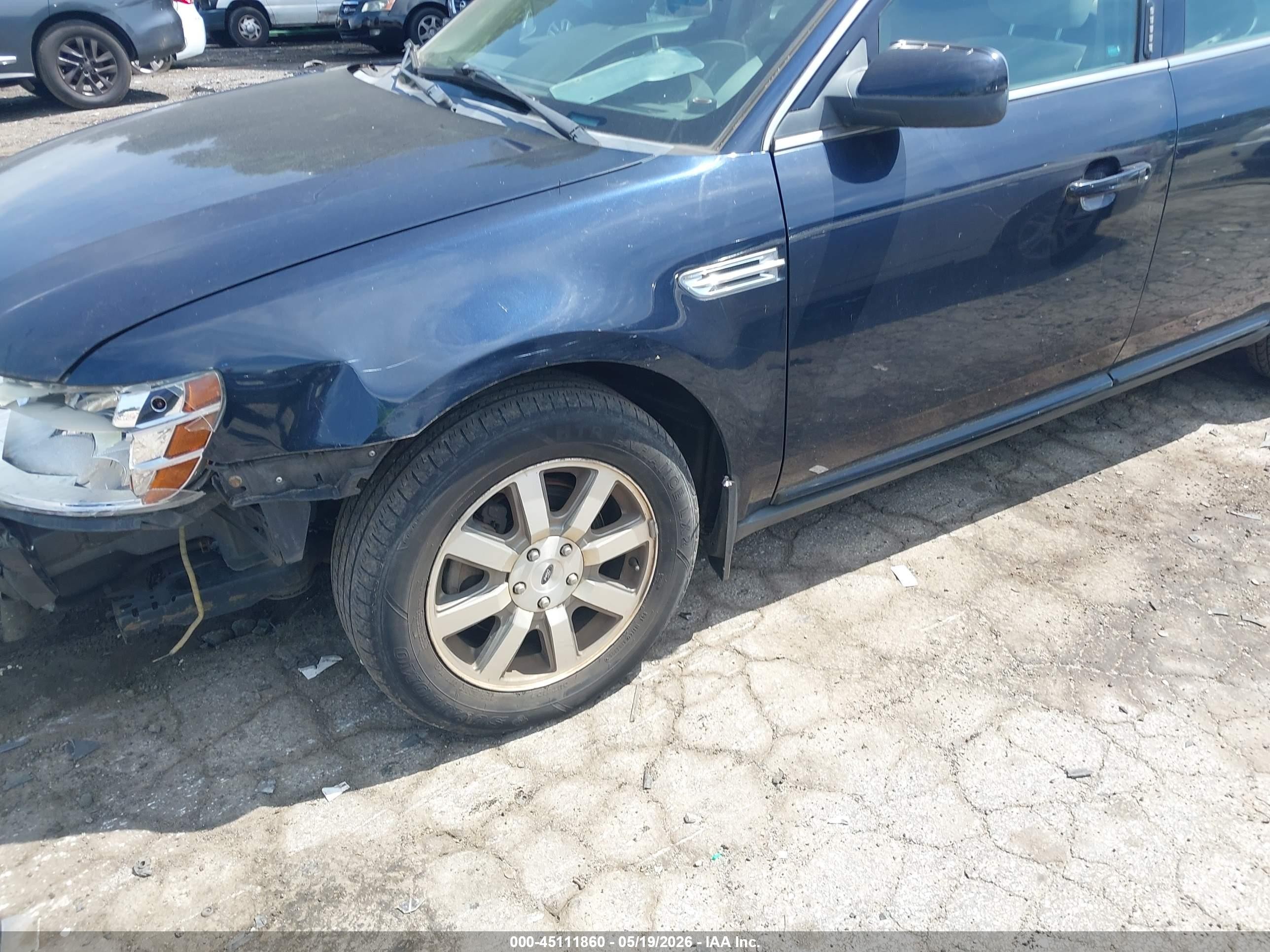 2009 Ford Taurus Sel Black vin: 1FAHP27W79G114298