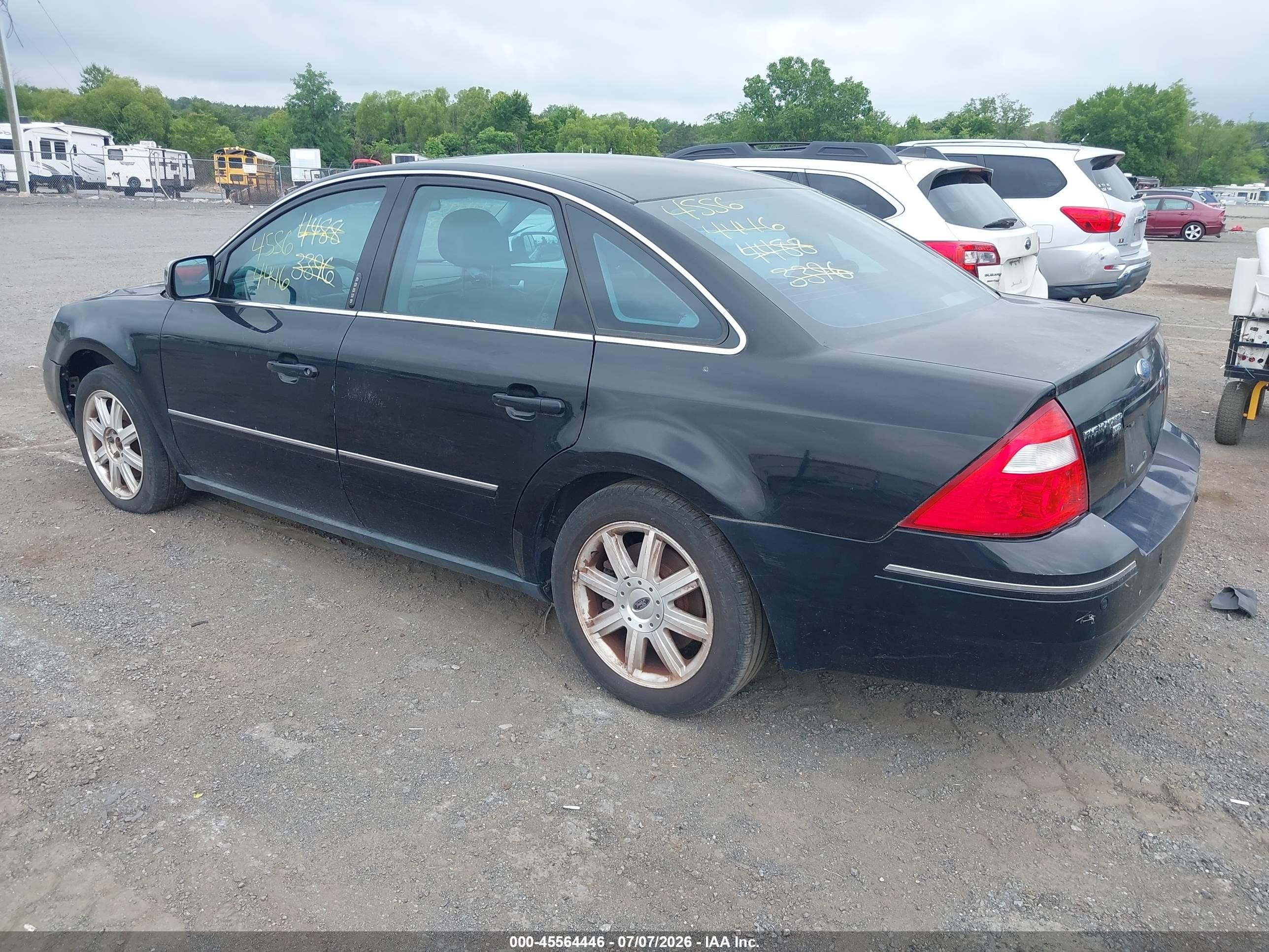 2006 Ford Five Hundred Limited Черный vin: 1FAHP28116G149370