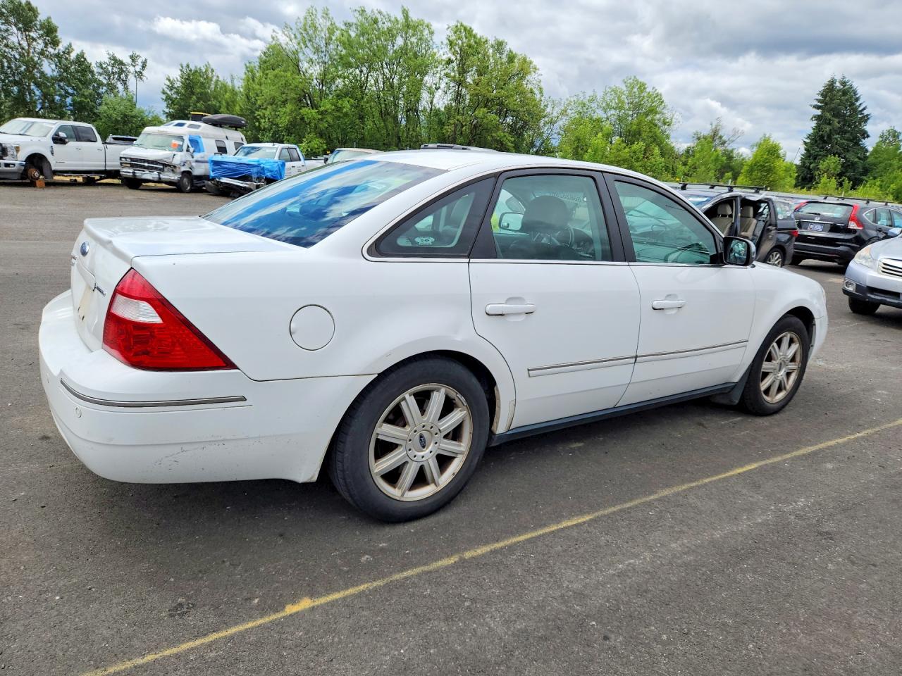 2006 Ford Five Hundred Limited White vin: 1FAHP28126G145344
