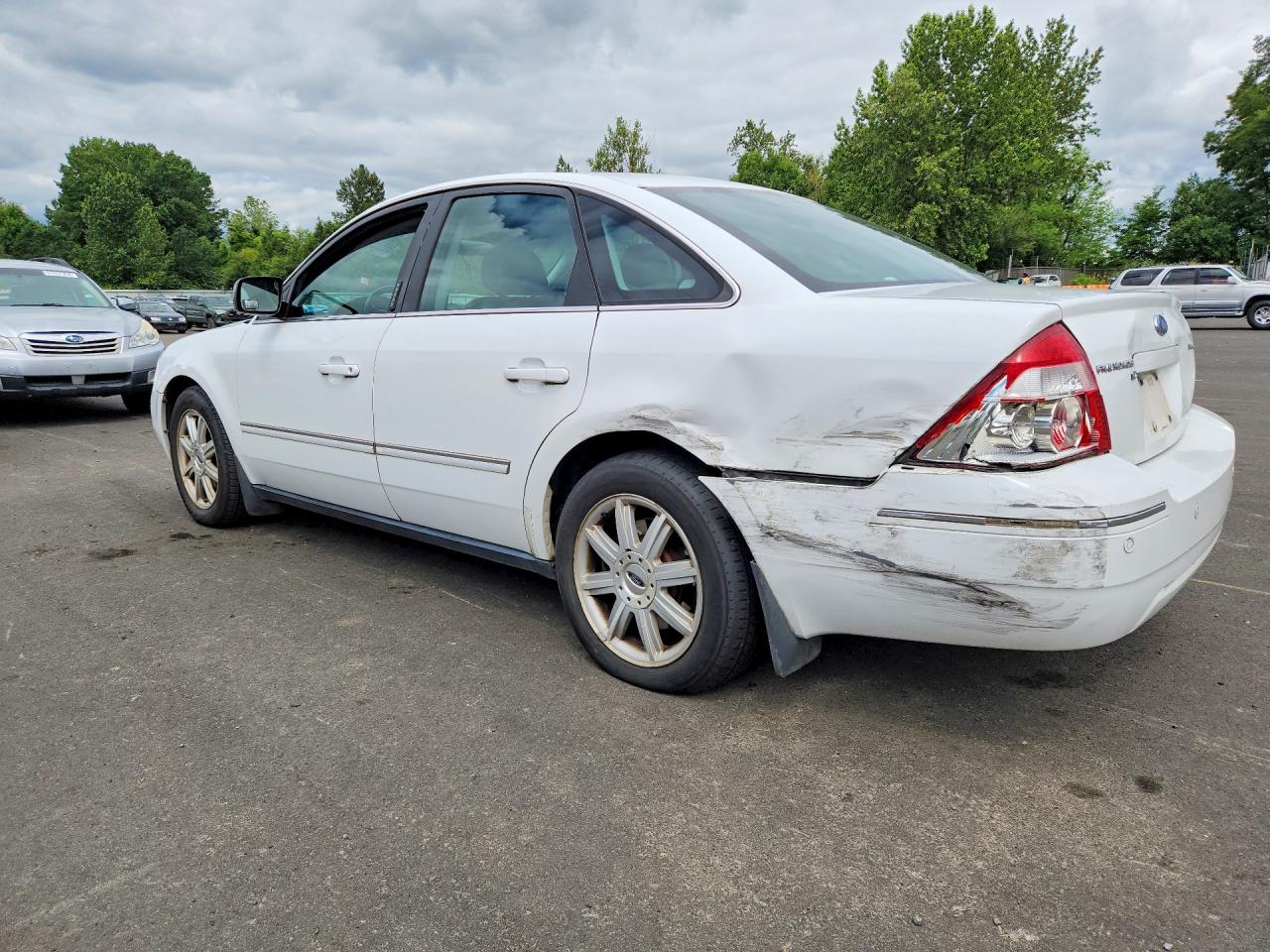 2006 Ford Five Hundred Limited White vin: 1FAHP28126G145344