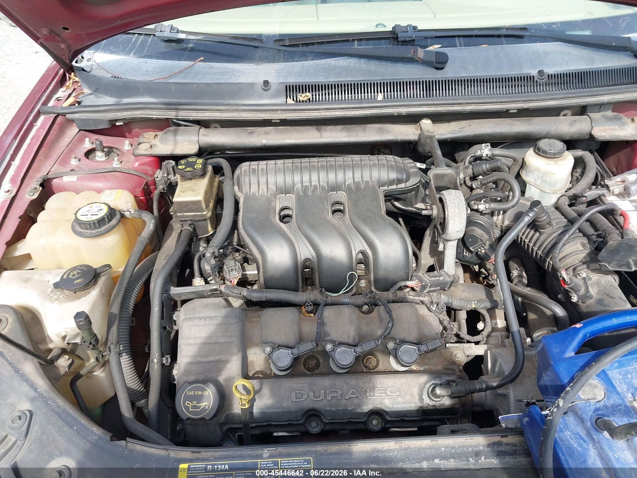 2005 Ford Five Hundred Limited Бордовый vin: 1FAHP28145G182717