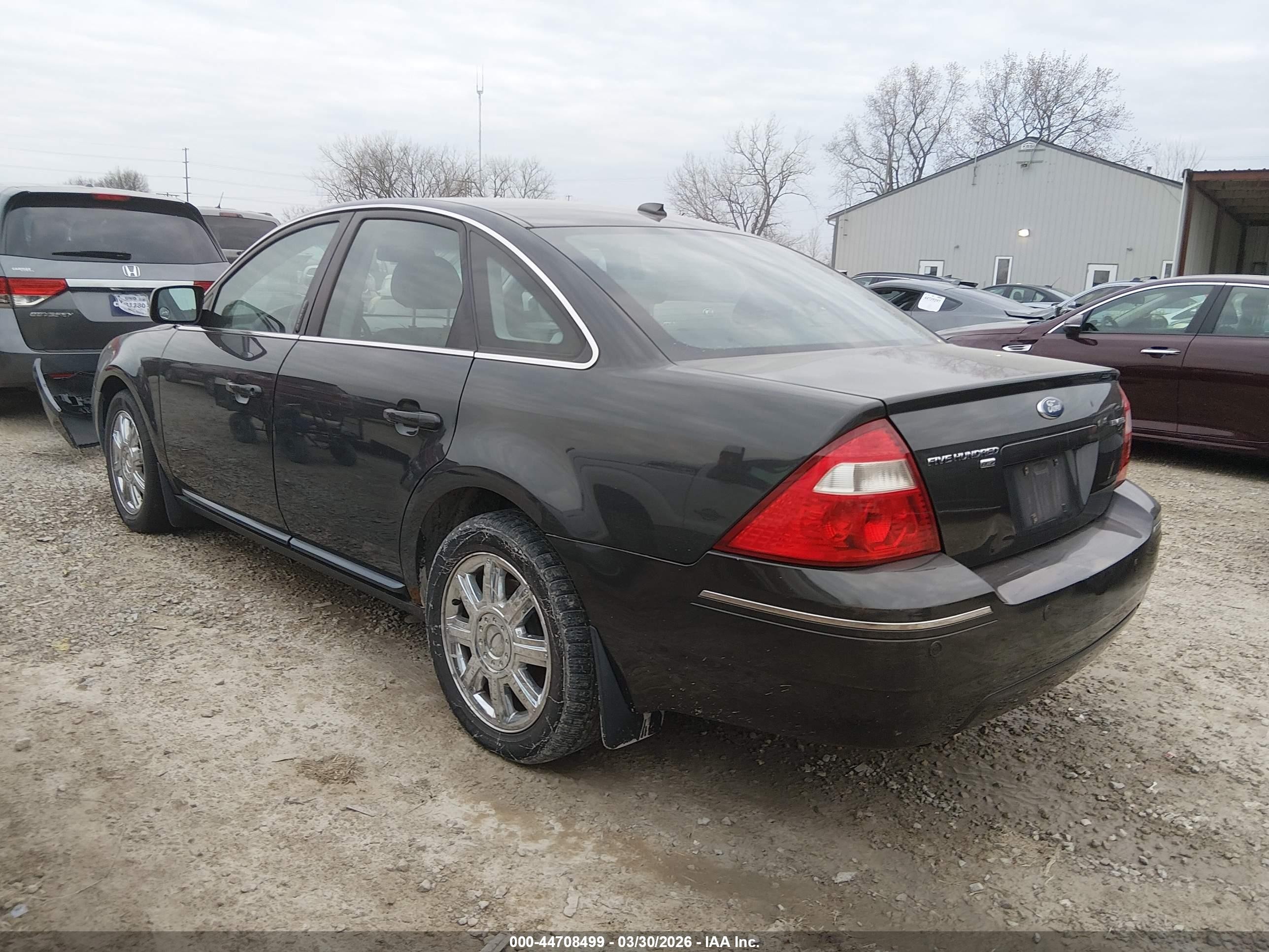 2007 Ford Five Hundred Limited Gray vin: 1FAHP28147G133424