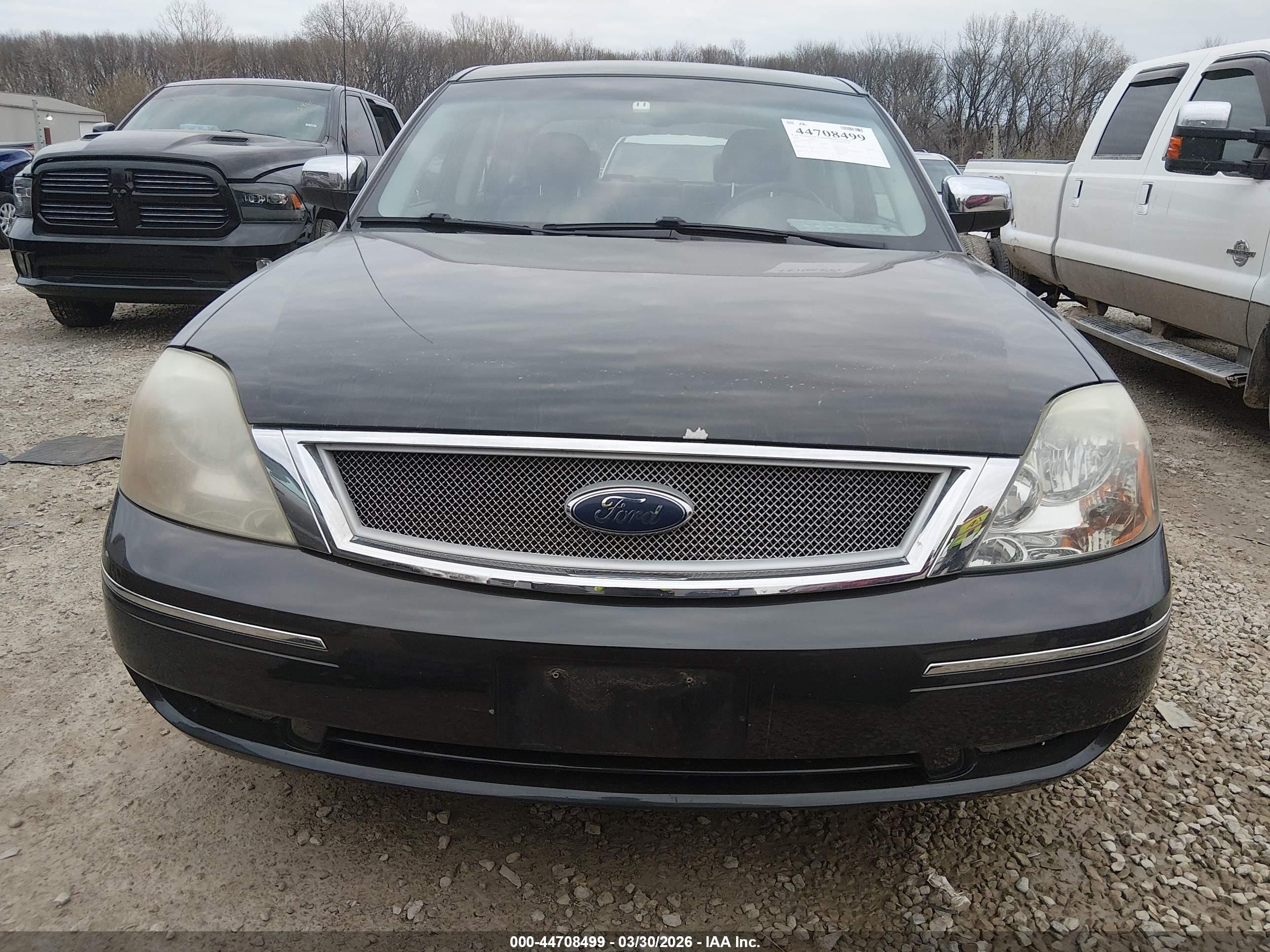 2007 Ford Five Hundred Limited Gray vin: 1FAHP28147G133424