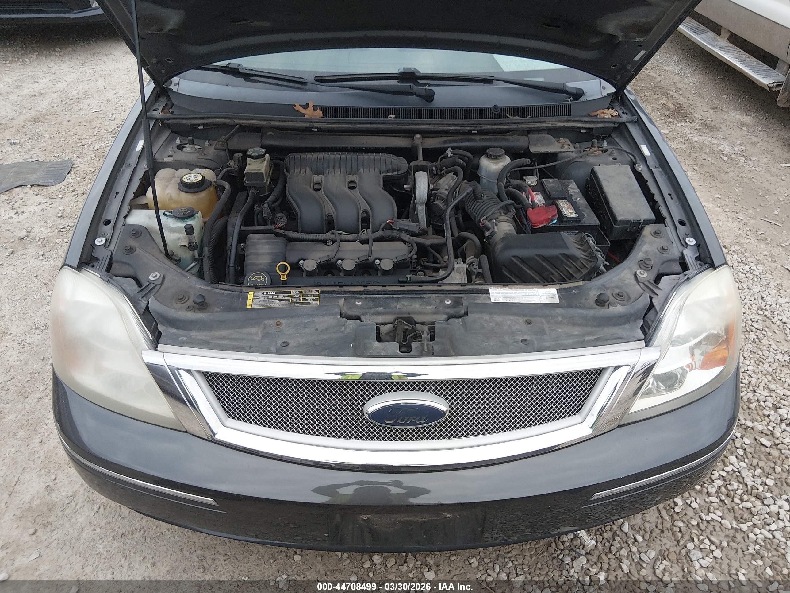 2007 Ford Five Hundred Limited Gray vin: 1FAHP28147G133424