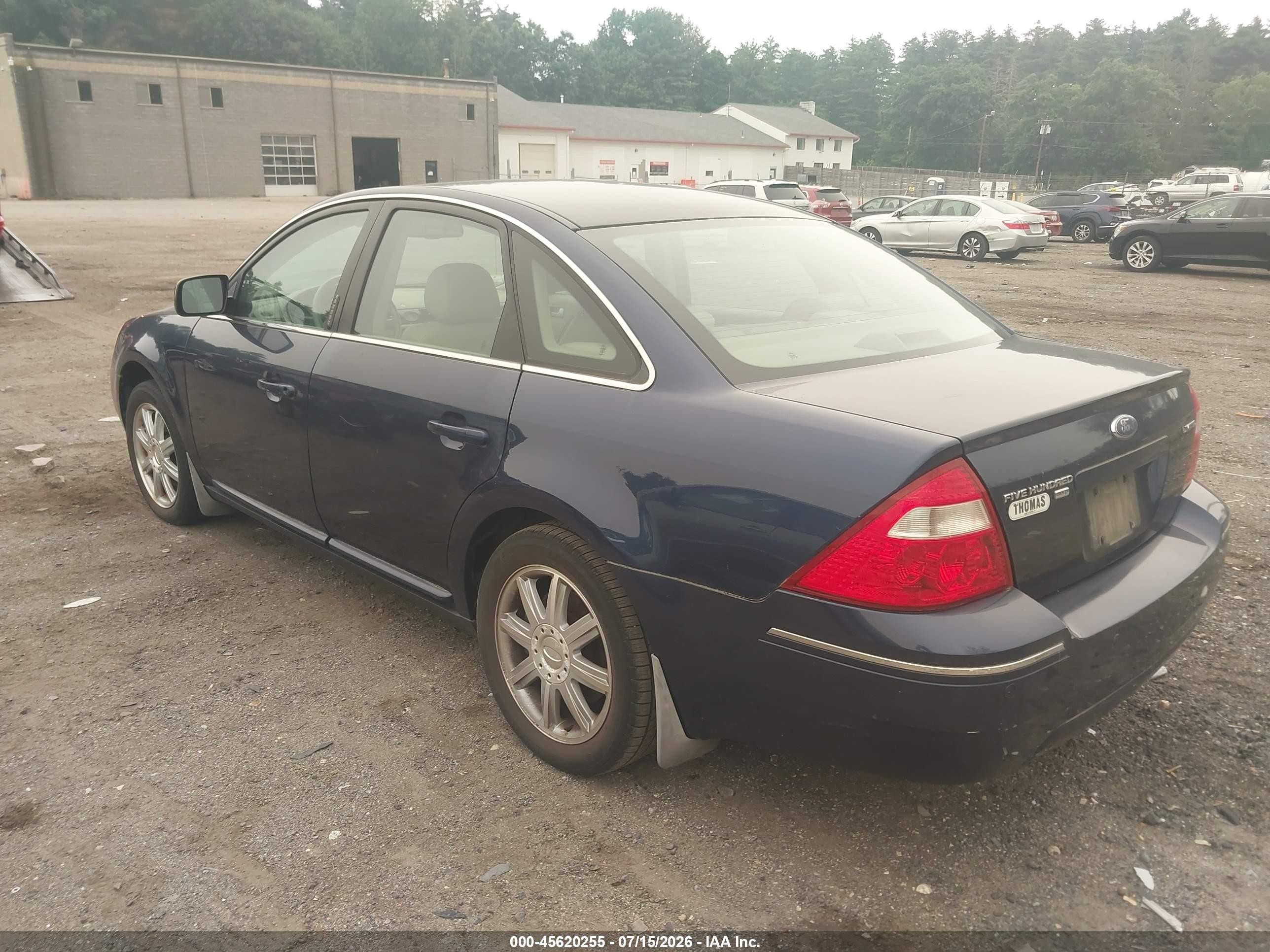 2006 Ford Five Hundred Limited Синий vin: 1FAHP281X6G186417