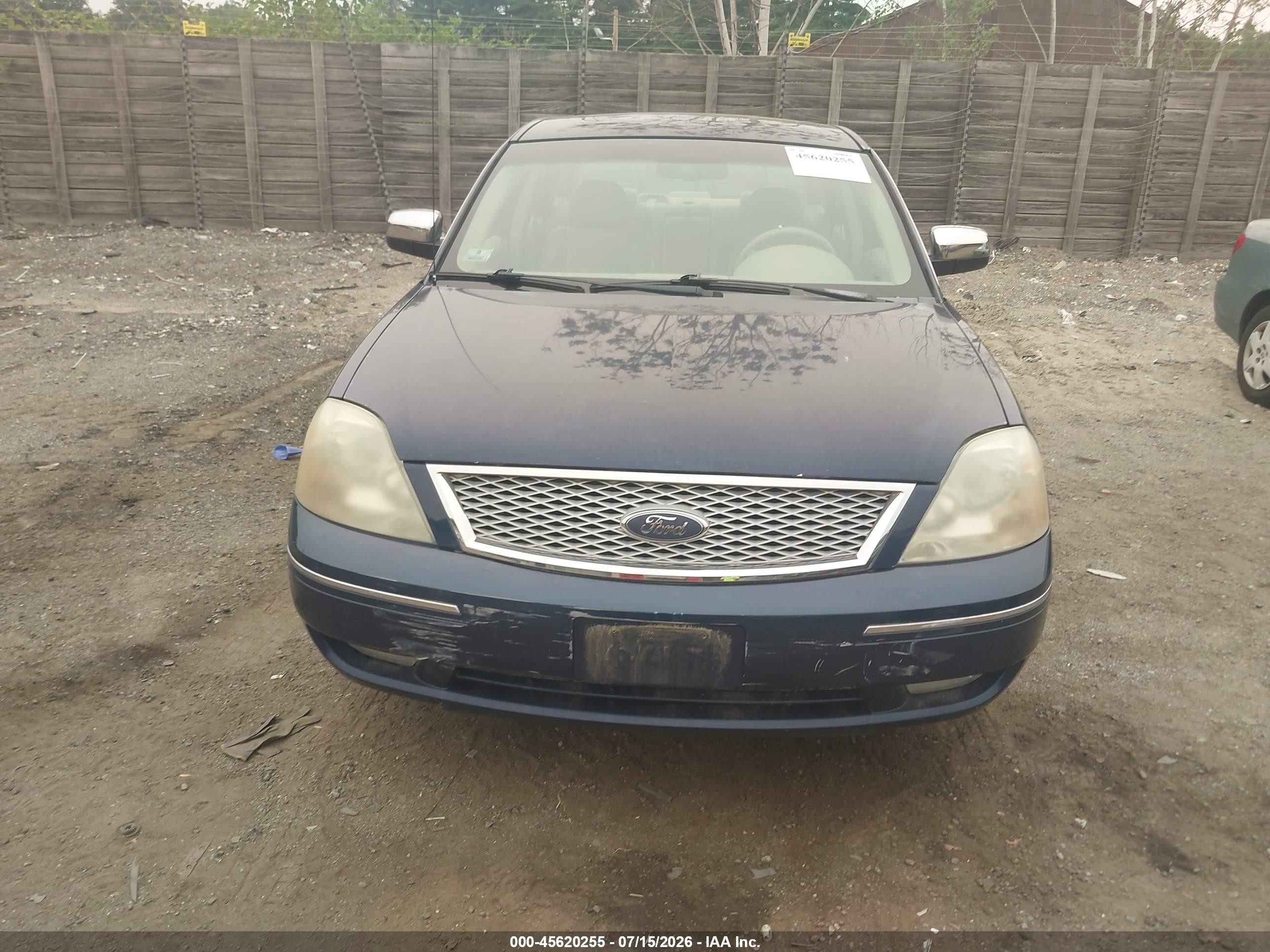 2006 Ford Five Hundred Limited Синий vin: 1FAHP281X6G186417