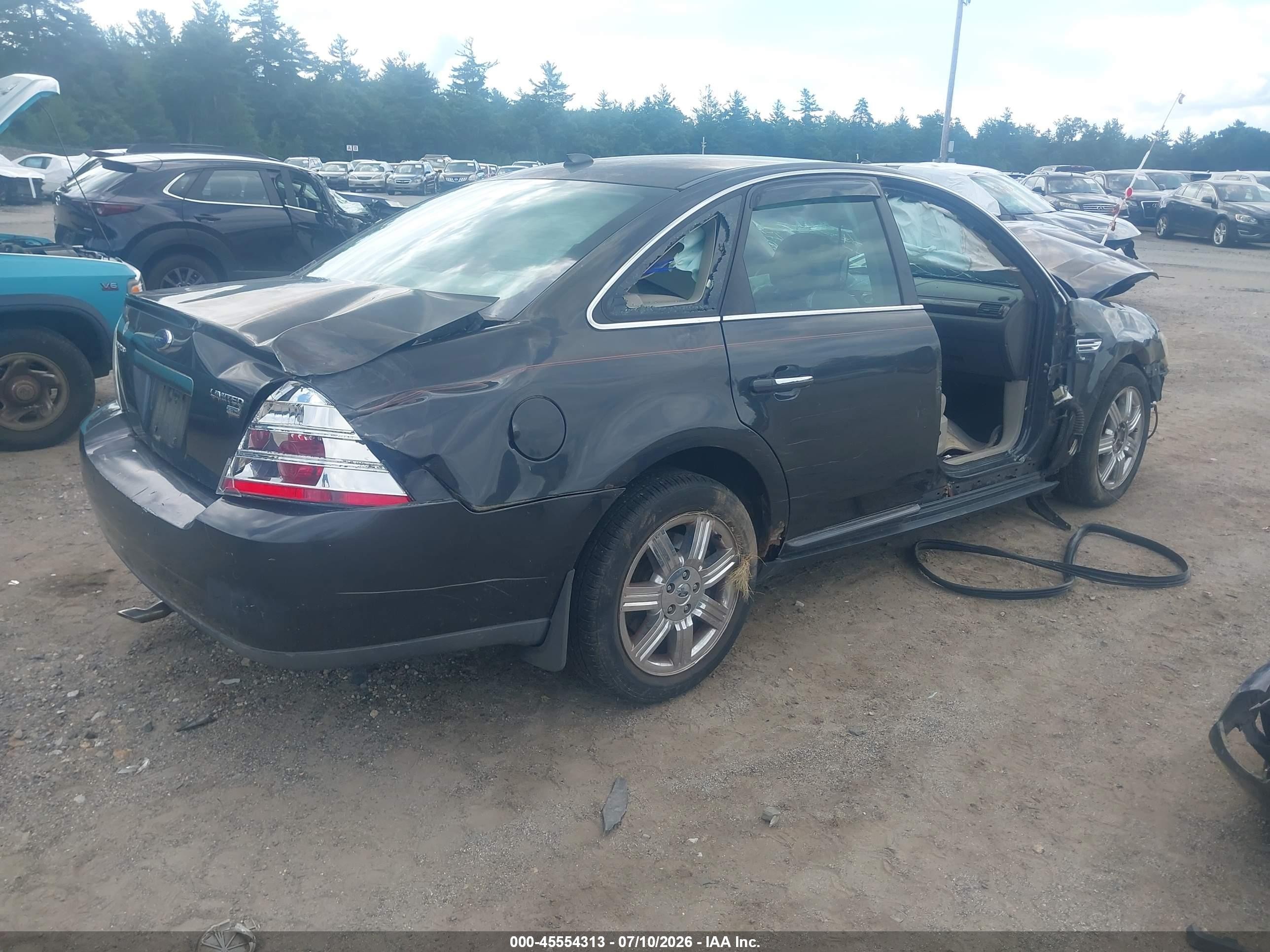 2008 Ford Taurus Limited Gray vin: 1FAHP28W18G130316