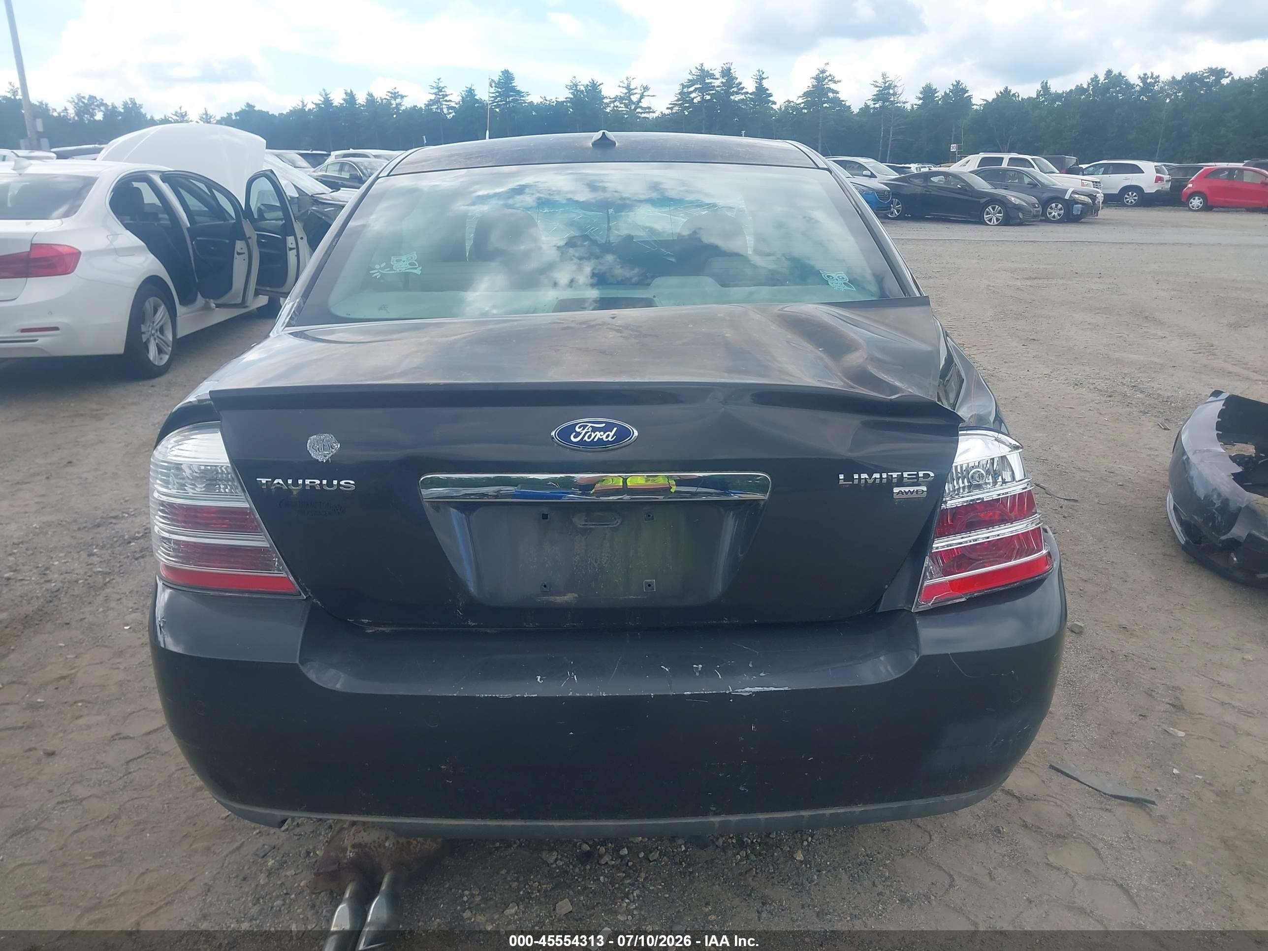 2008 Ford Taurus Limited Gray vin: 1FAHP28W18G130316