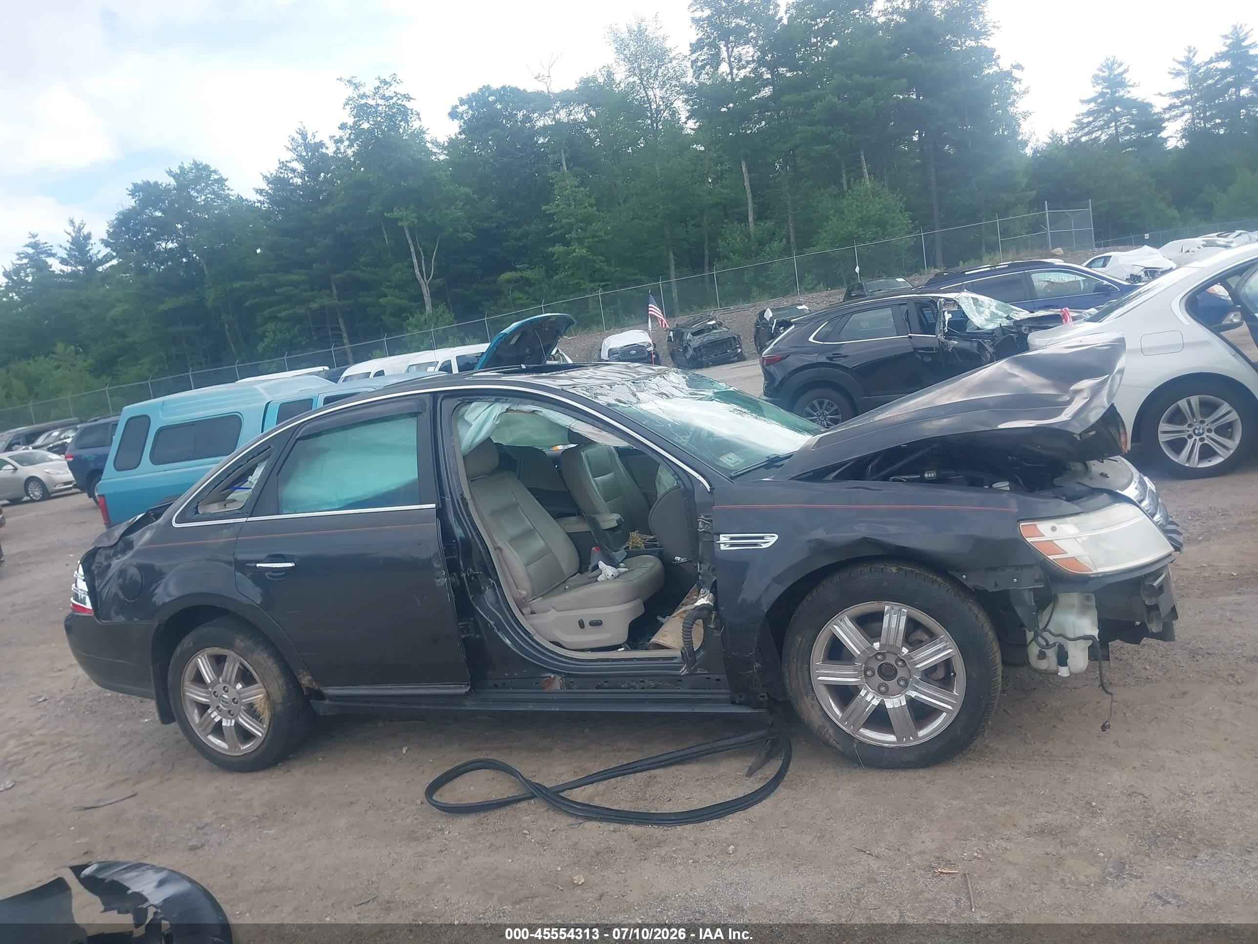 2008 Ford Taurus Limited Gray vin: 1FAHP28W18G130316