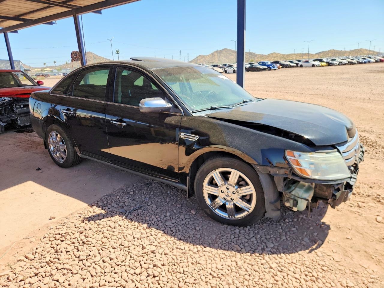 2008 Ford Taurus Limited Black vin: 1FAHP28W38G122007