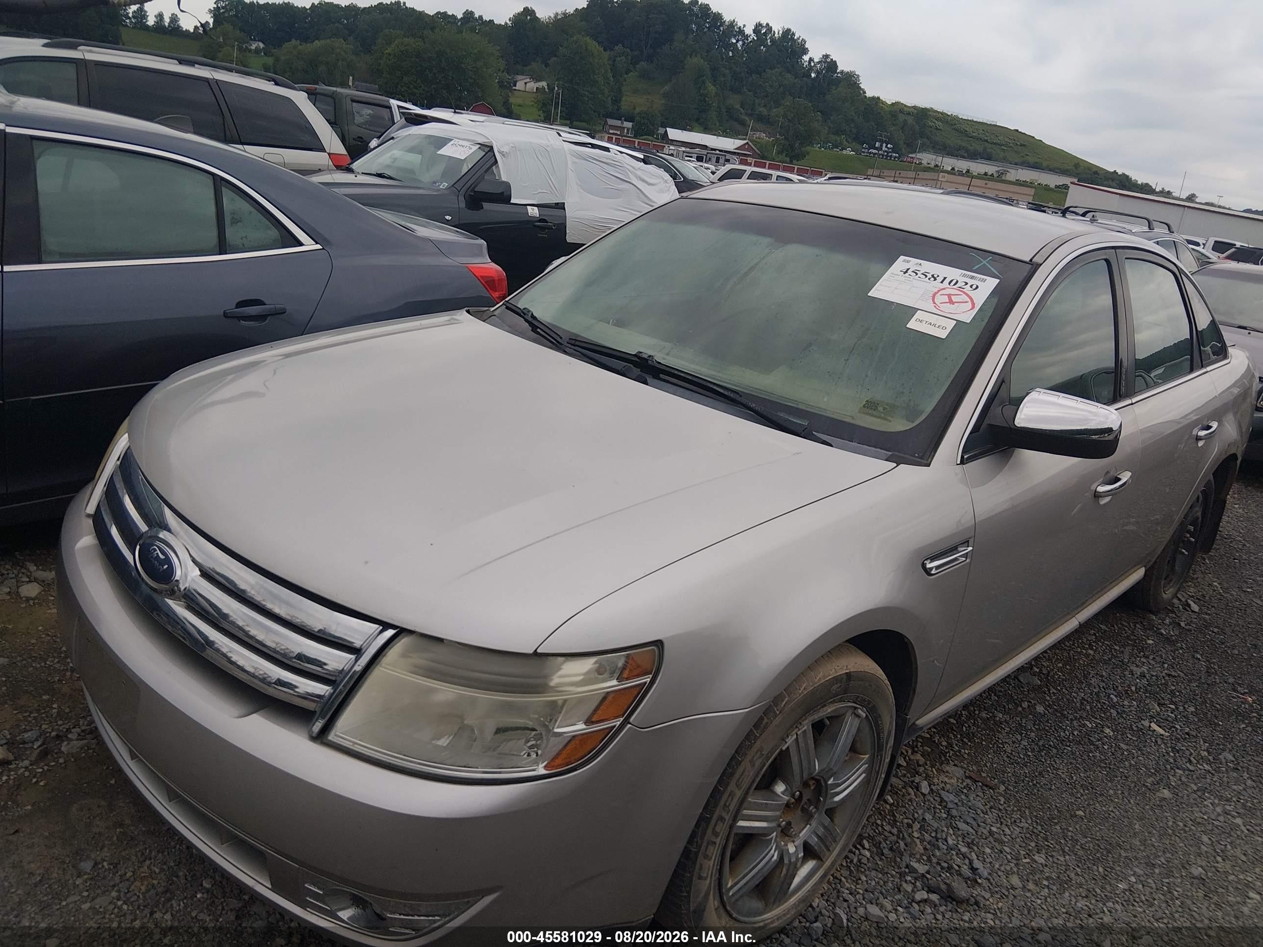 2008 Ford Taurus Limited Silver vin: 1FAHP28W48G111775