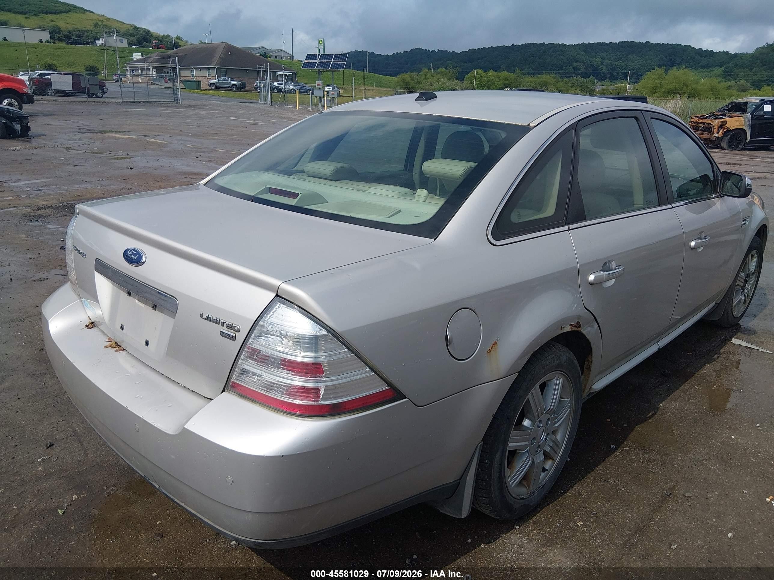 2008 Ford Taurus Limited Silver vin: 1FAHP28W48G111775