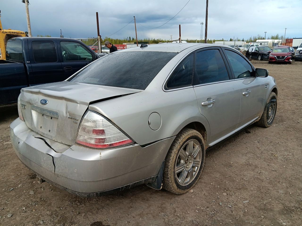2008 Ford Taurus Limited Silver vin: 1FAHP28W78G126237