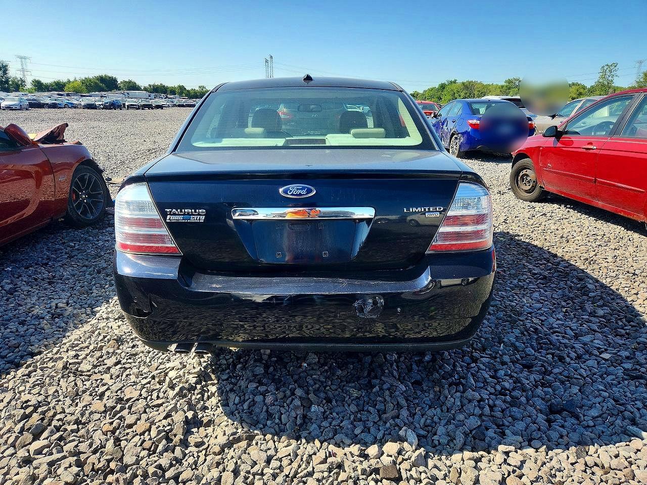2008 Ford Taurus Limited Blue vin: 1FAHP28W98G124635