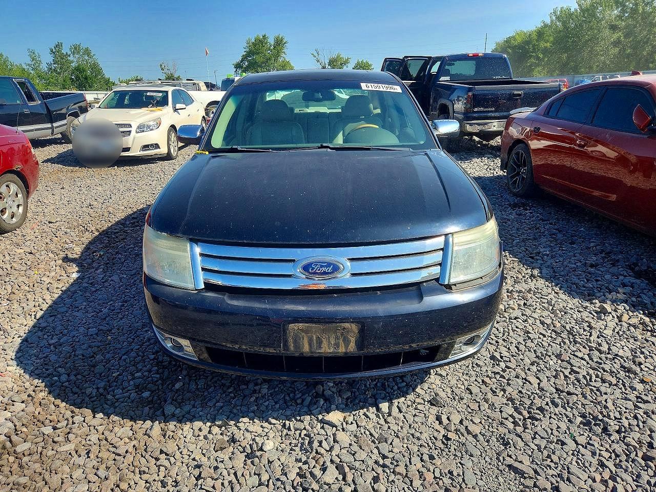 2008 Ford Taurus Limited Blue vin: 1FAHP28W98G124635