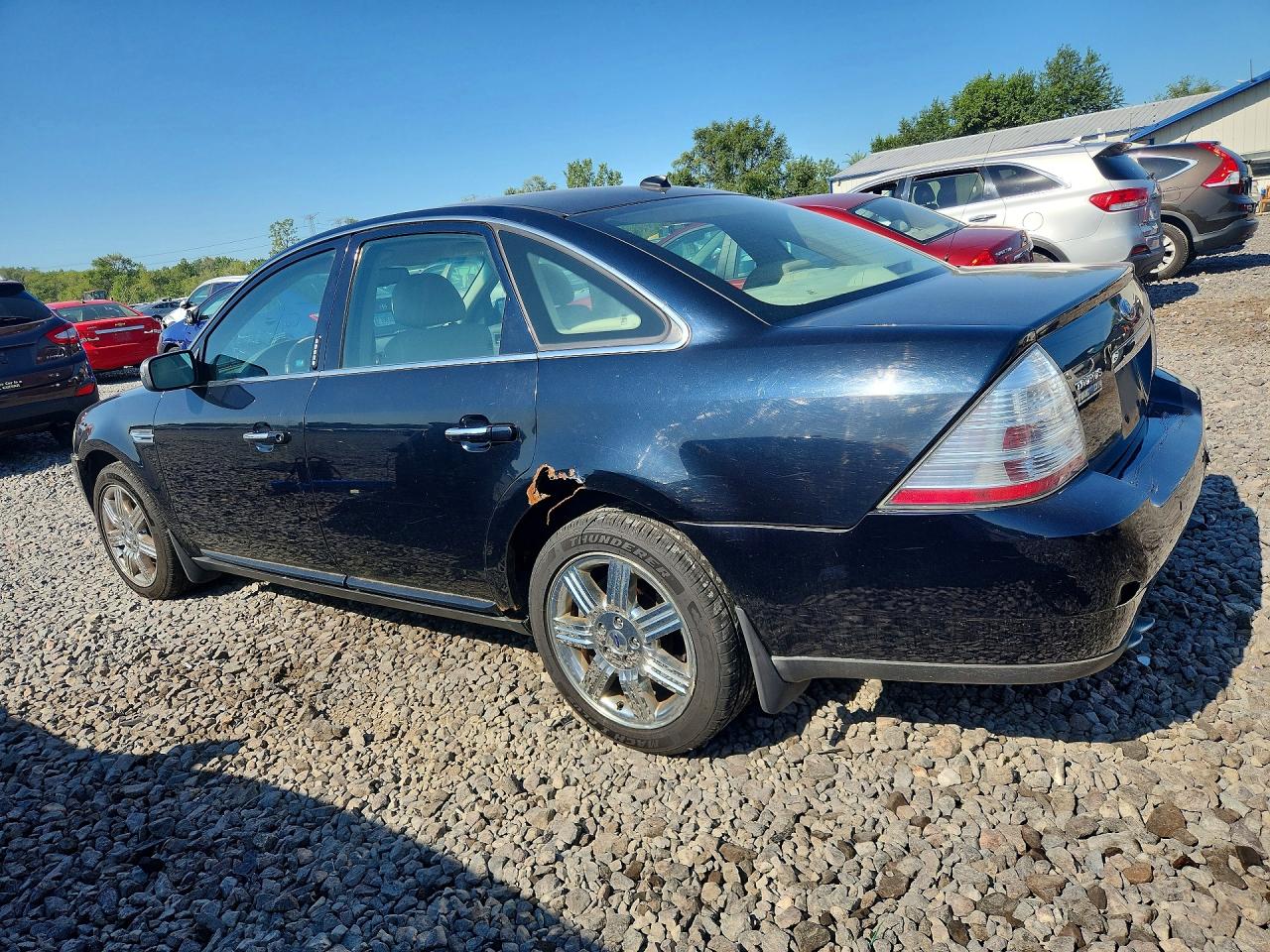 2008 Ford Taurus Limited Blue vin: 1FAHP28W98G124635