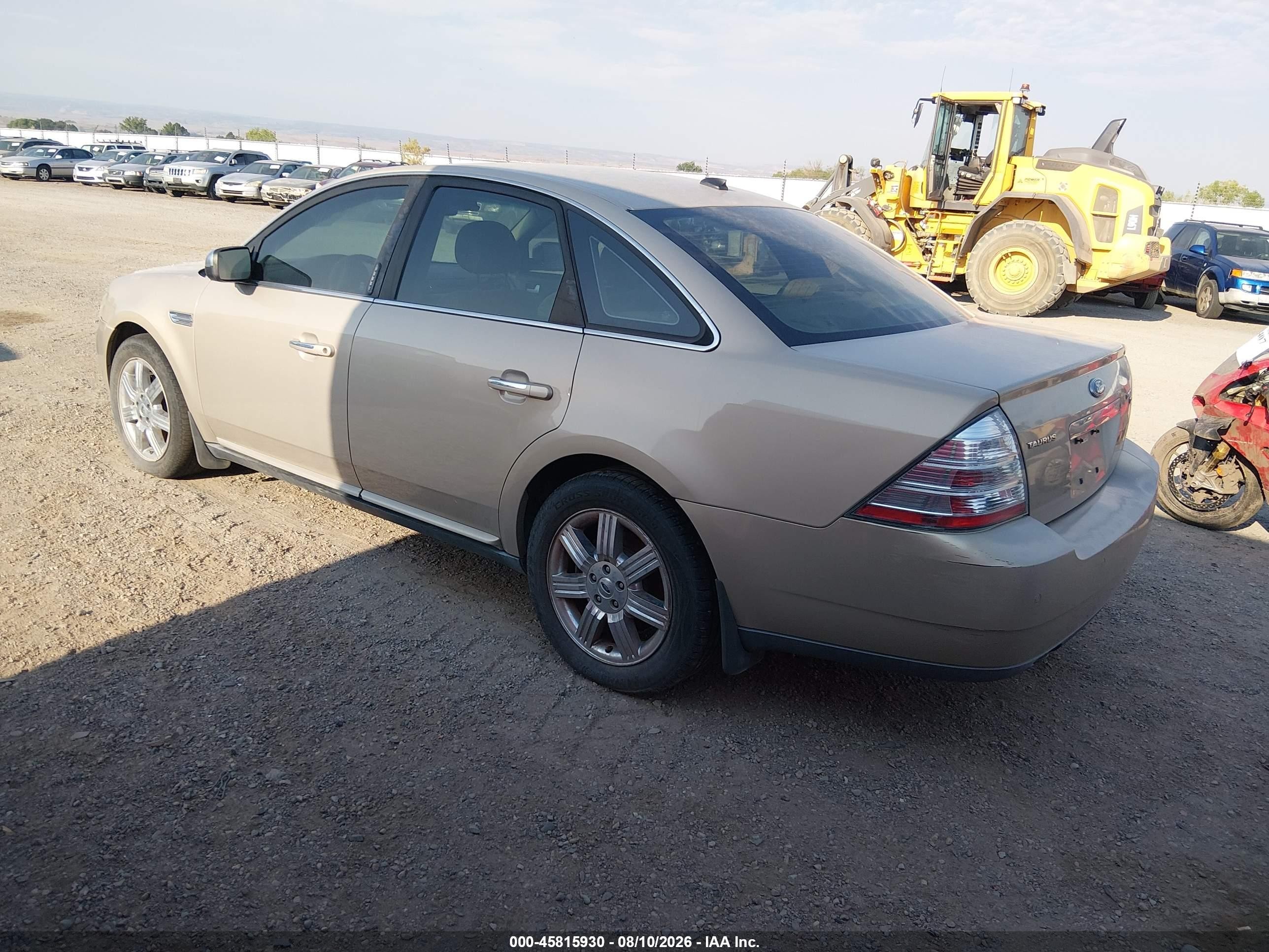 2008 Ford Taurus Limited Tan vin: 1FAHP28W98G129043