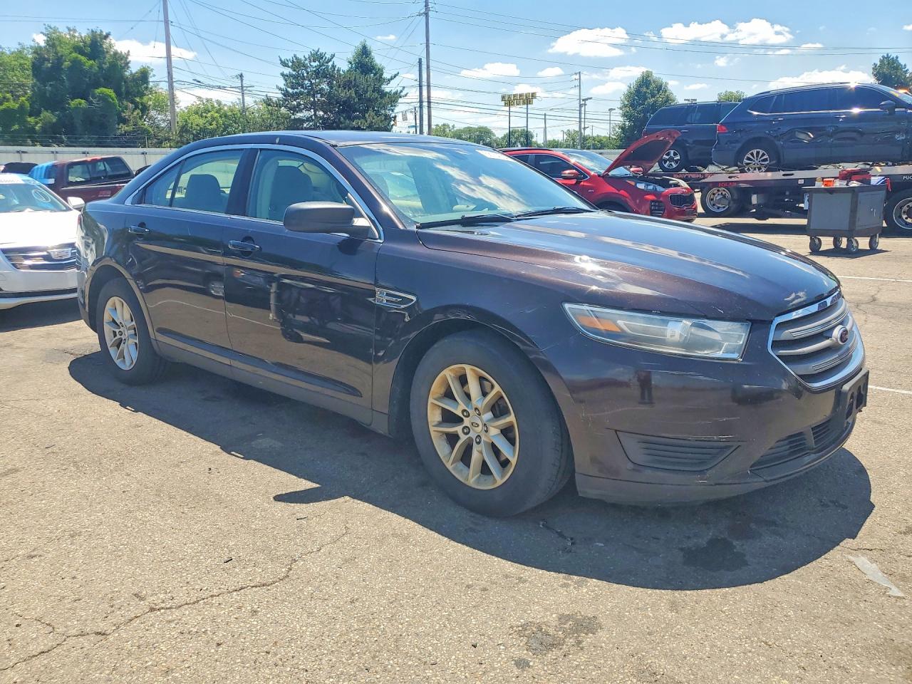 2014 Ford Taurus Se Brown vin: 1FAHP2D80EG170020