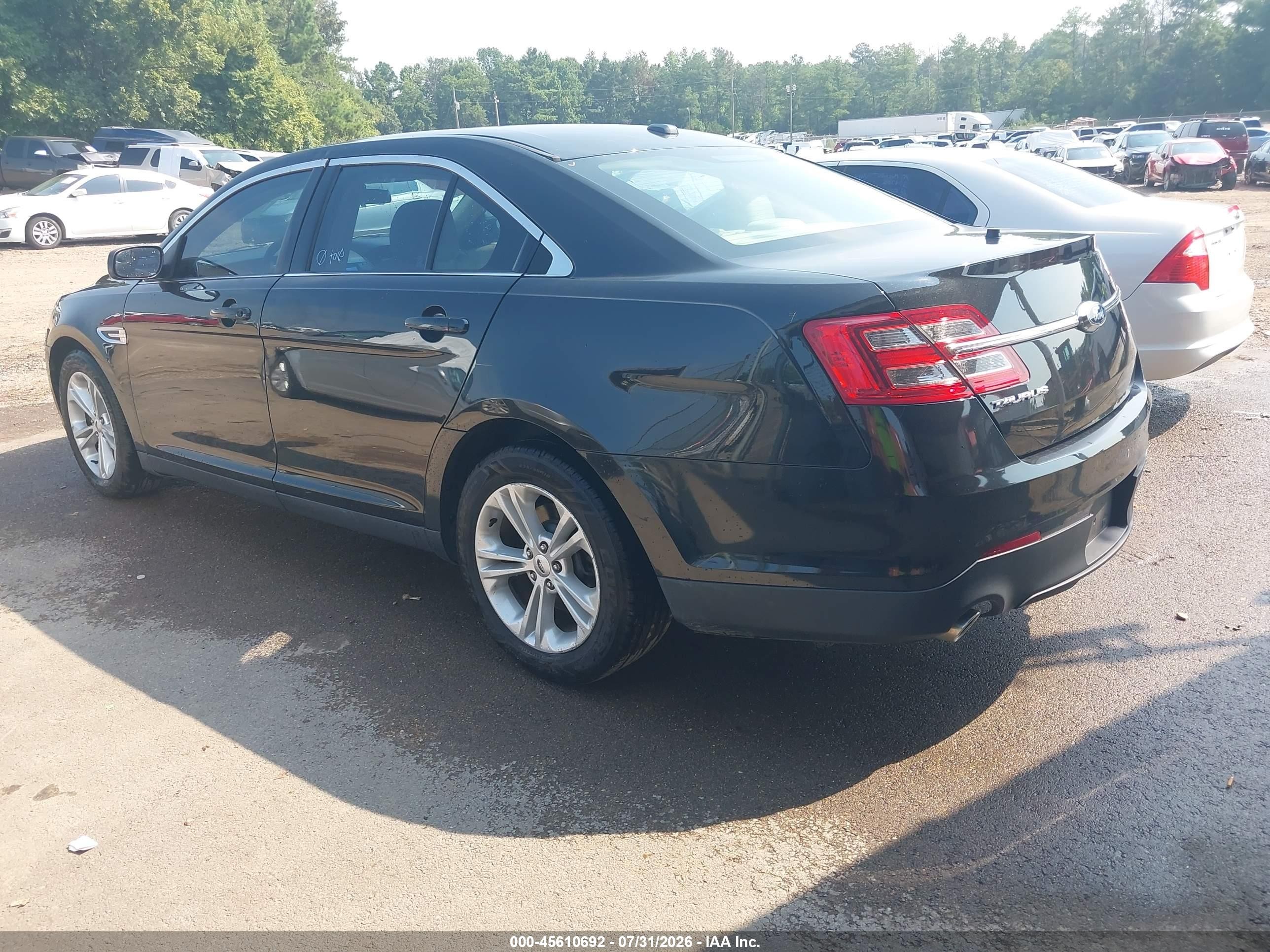 2015 Ford Taurus Se Black vin: 1FAHP2D80FG209447