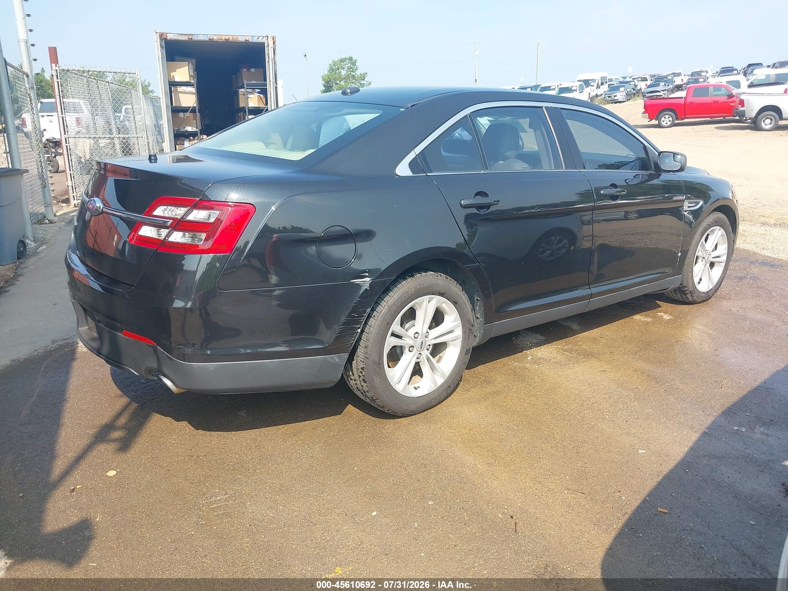 2015 Ford Taurus Se Black vin: 1FAHP2D80FG209447