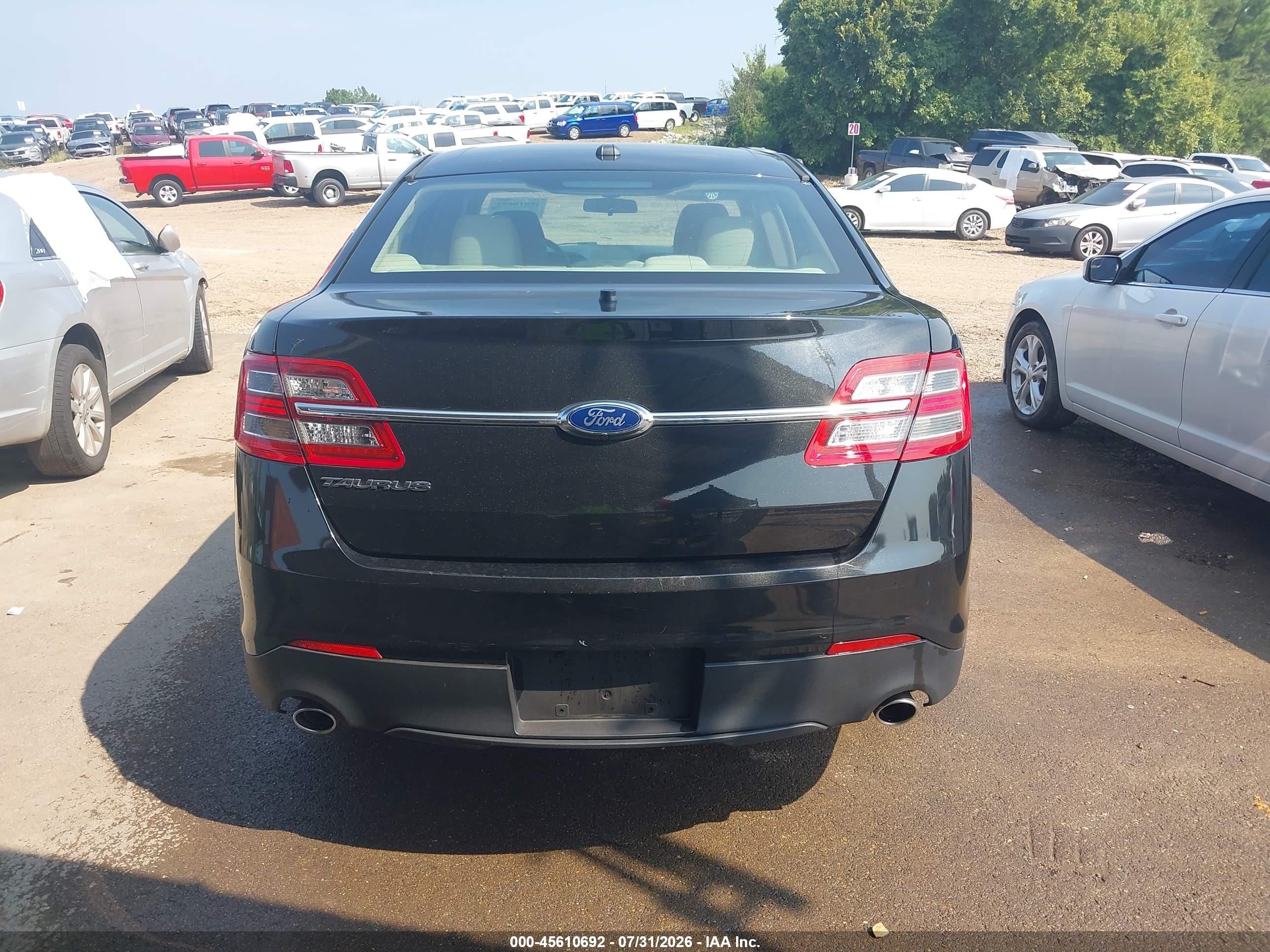 2015 Ford Taurus Se Black vin: 1FAHP2D80FG209447