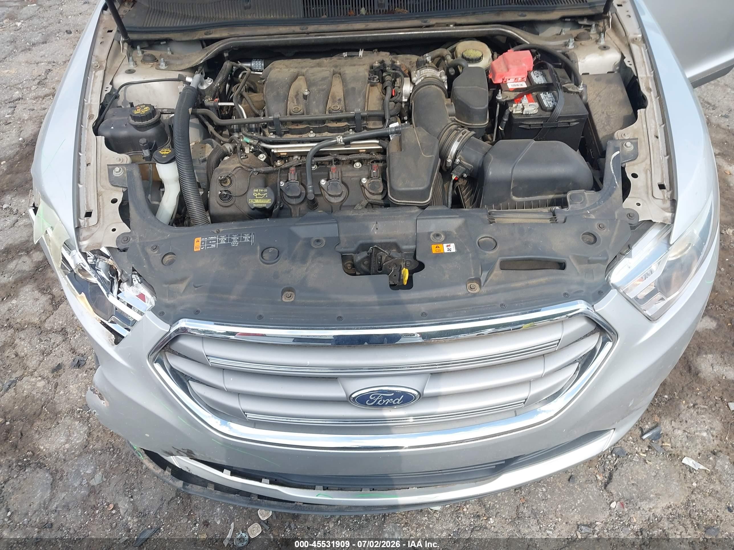 2013 Ford Taurus Se Silver vin: 1FAHP2D81DG106468