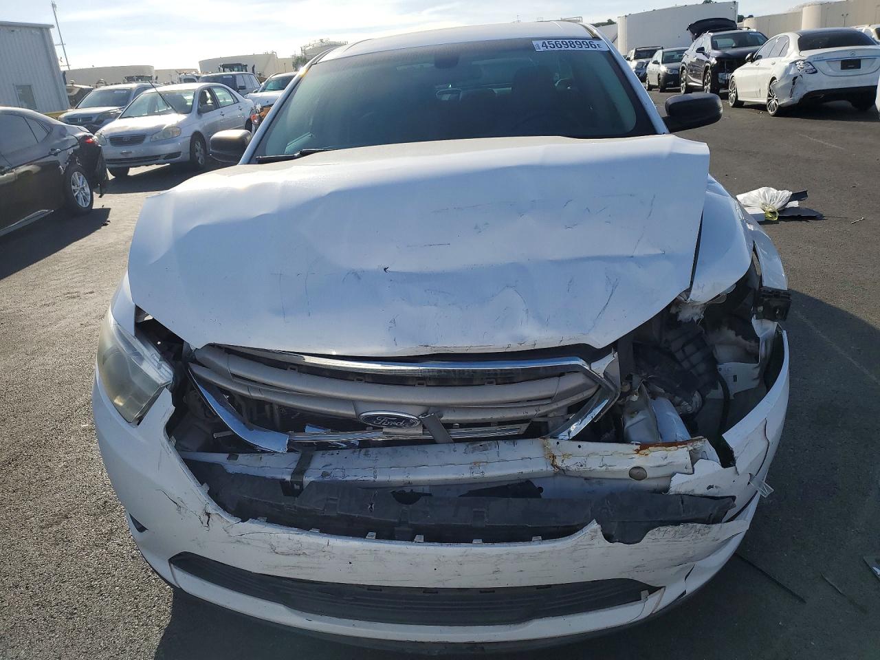 2013 Ford Taurus Se White vin: 1FAHP2D81DG212547