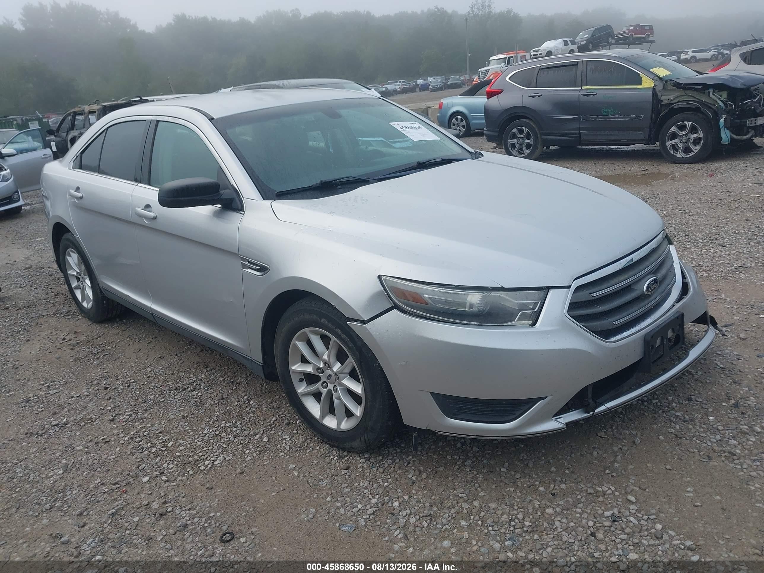 2013 Ford Taurus Se Silver vin: 1FAHP2D81DG234242