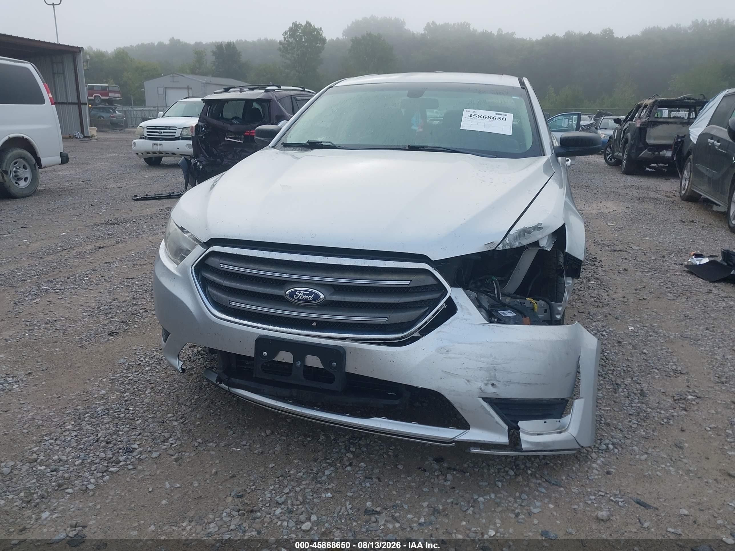 2013 Ford Taurus Se Серебряный vin: 1FAHP2D81DG234242