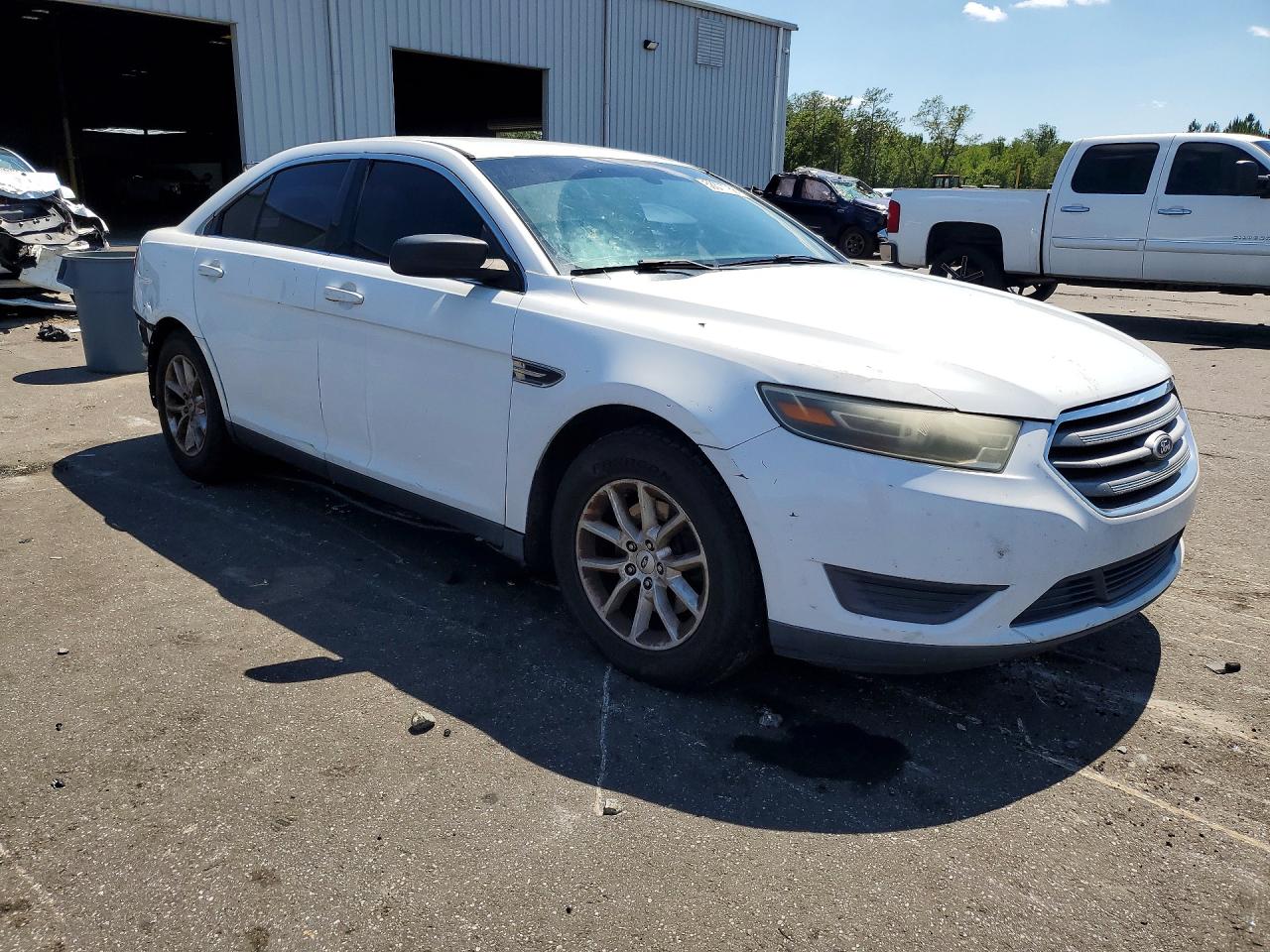 2014 Ford Taurus Se White vin: 1FAHP2D81EG184654