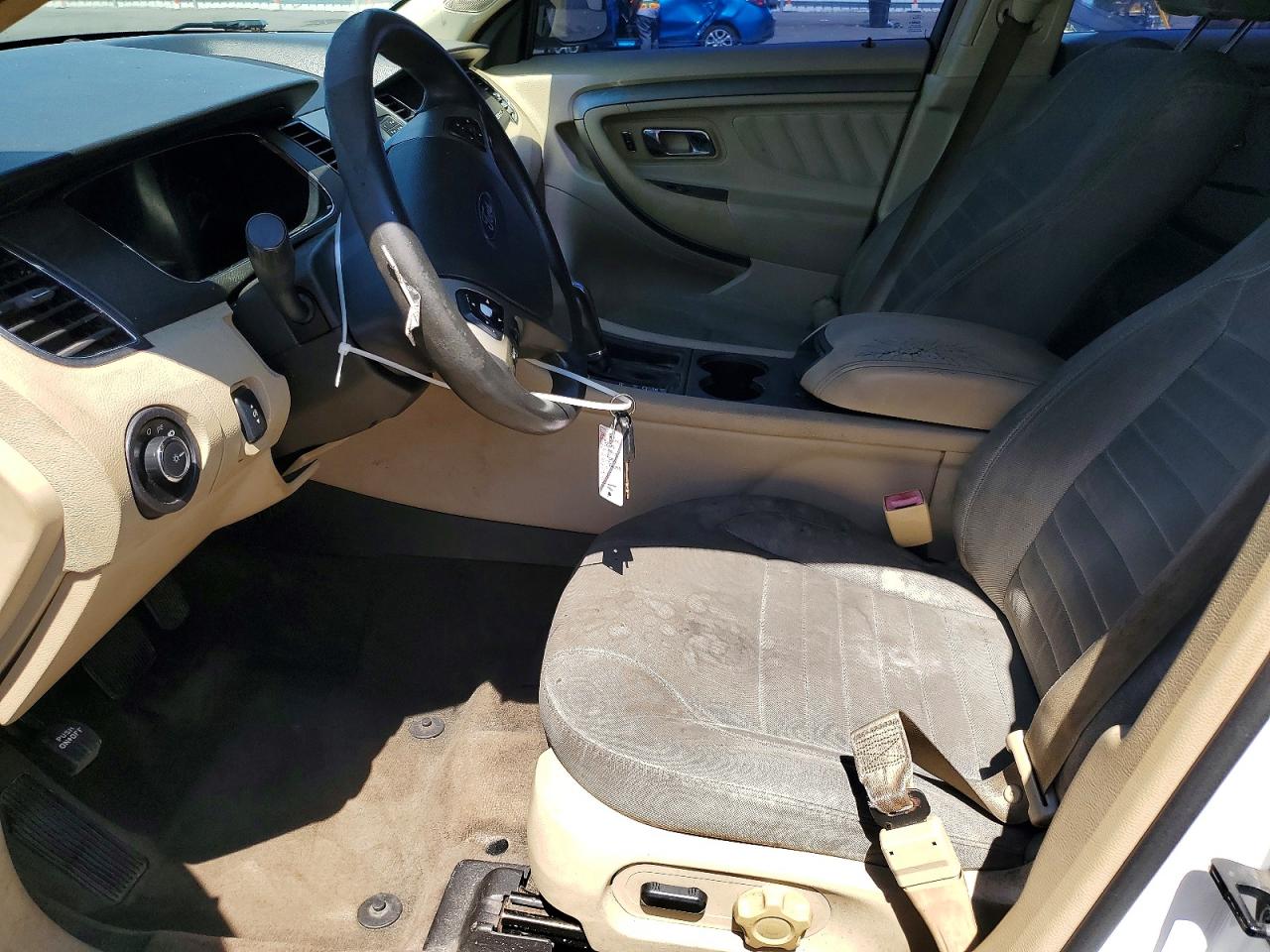 2014 Ford Taurus Se White vin: 1FAHP2D81EG184654