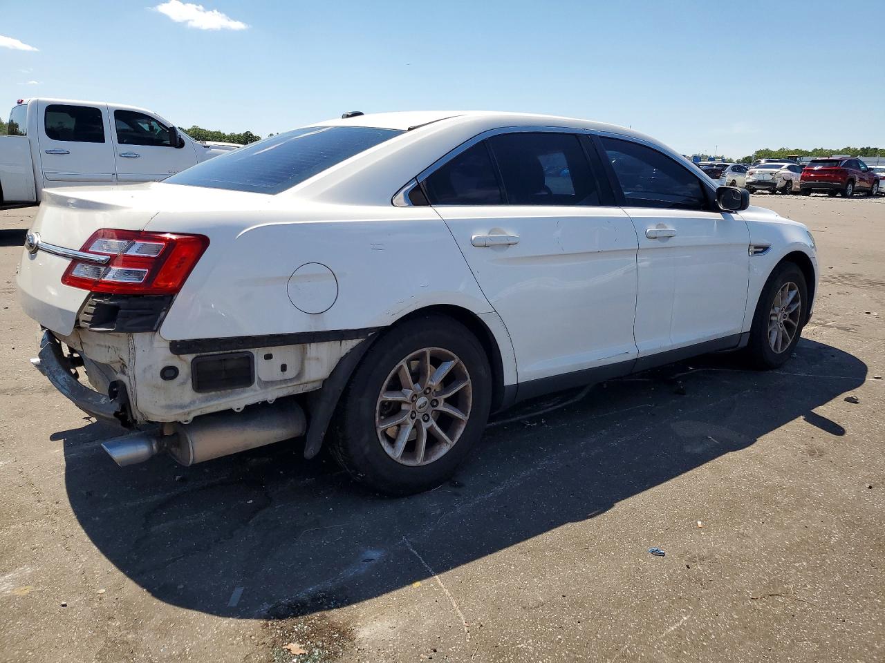 2014 Ford Taurus Se White vin: 1FAHP2D81EG184654