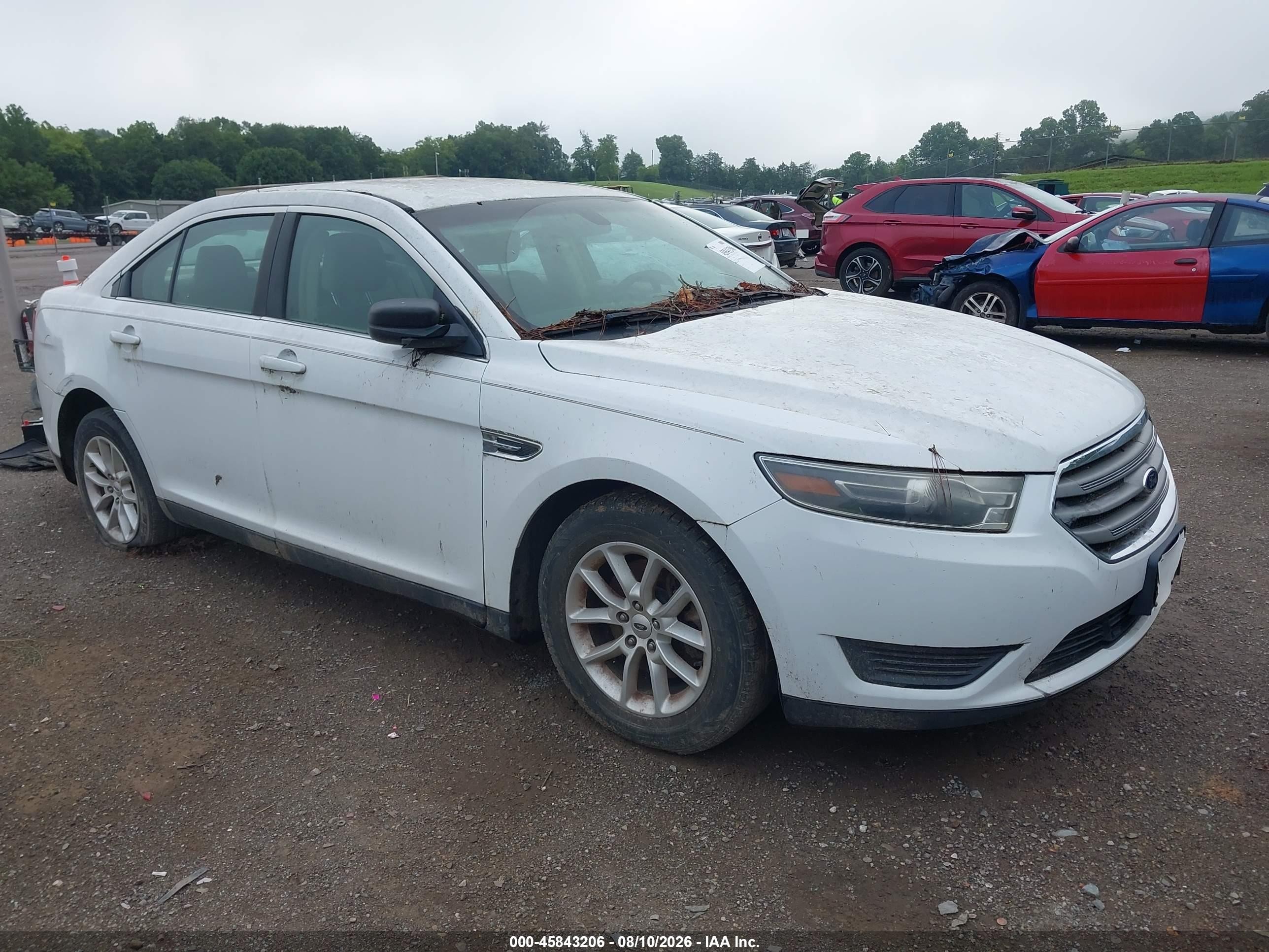 2015 Ford Taurus Se White vin: 1FAHP2D81FG117764