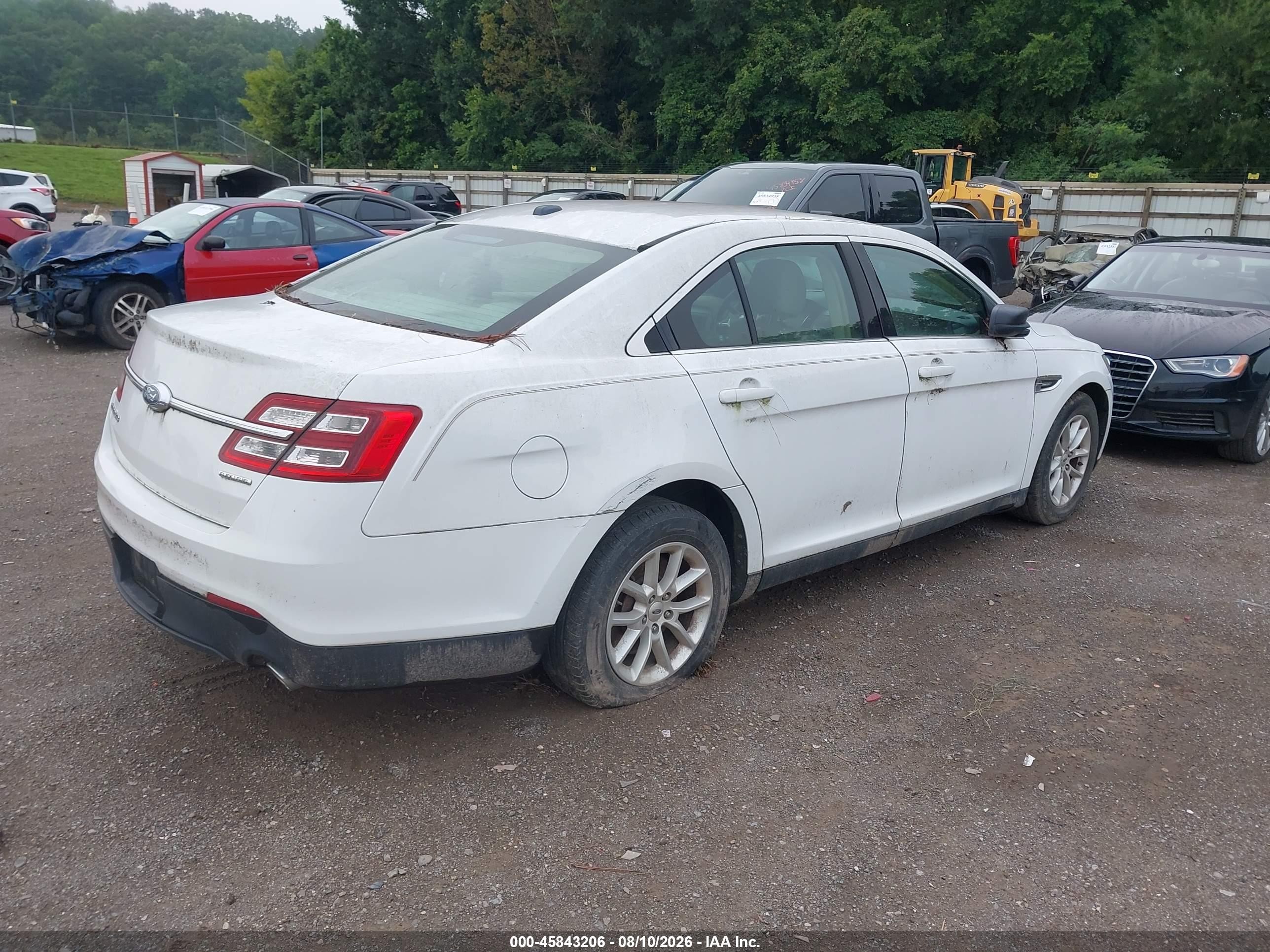2015 Ford Taurus Se White vin: 1FAHP2D81FG117764
