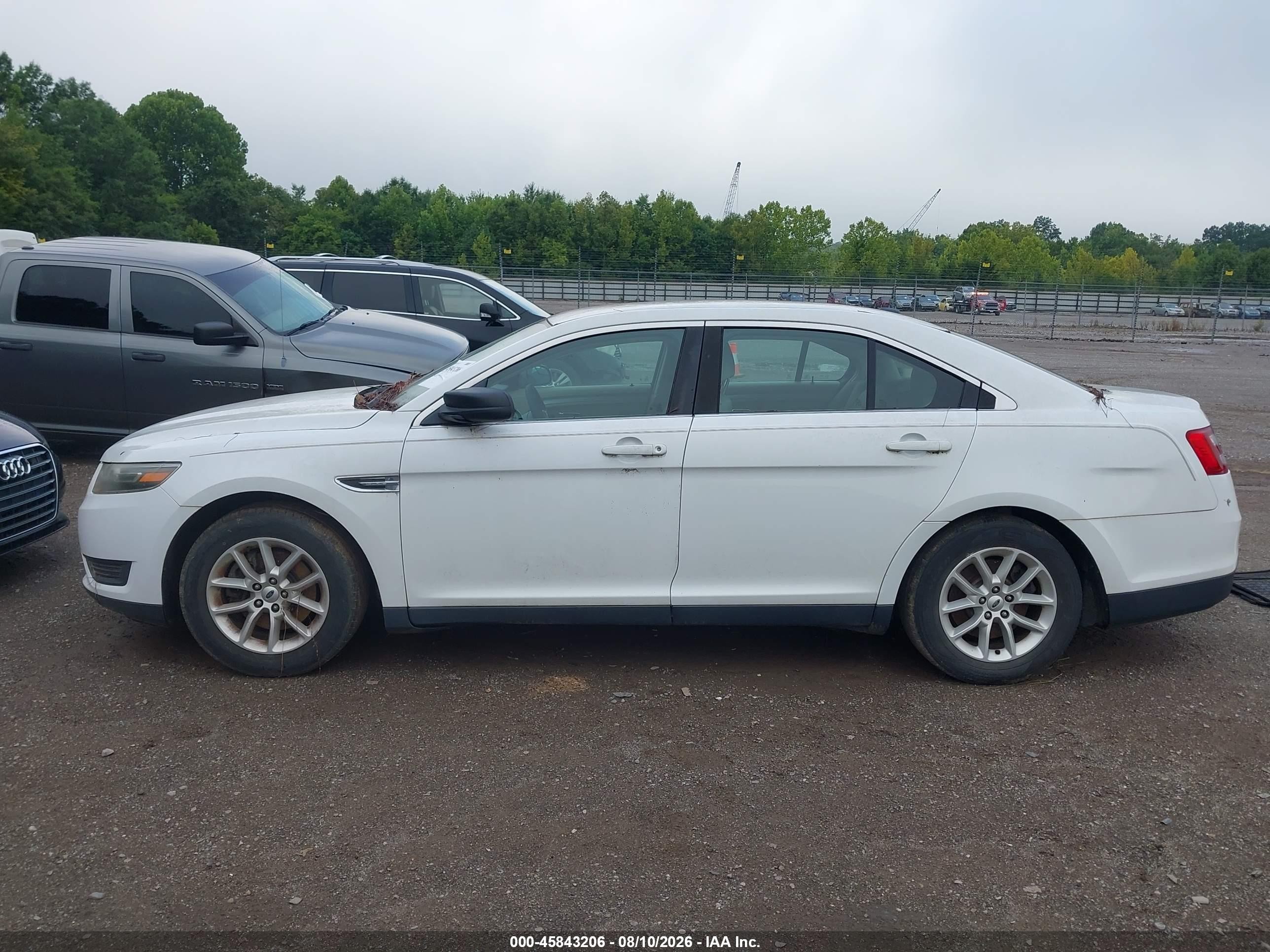 2015 Ford Taurus Se White vin: 1FAHP2D81FG117764