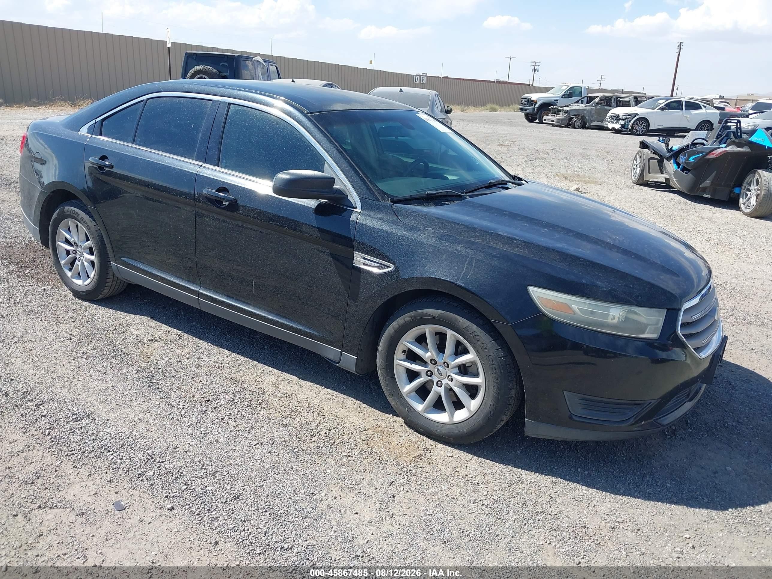 2013 Ford Taurus Se Black vin: 1FAHP2D82DG234184