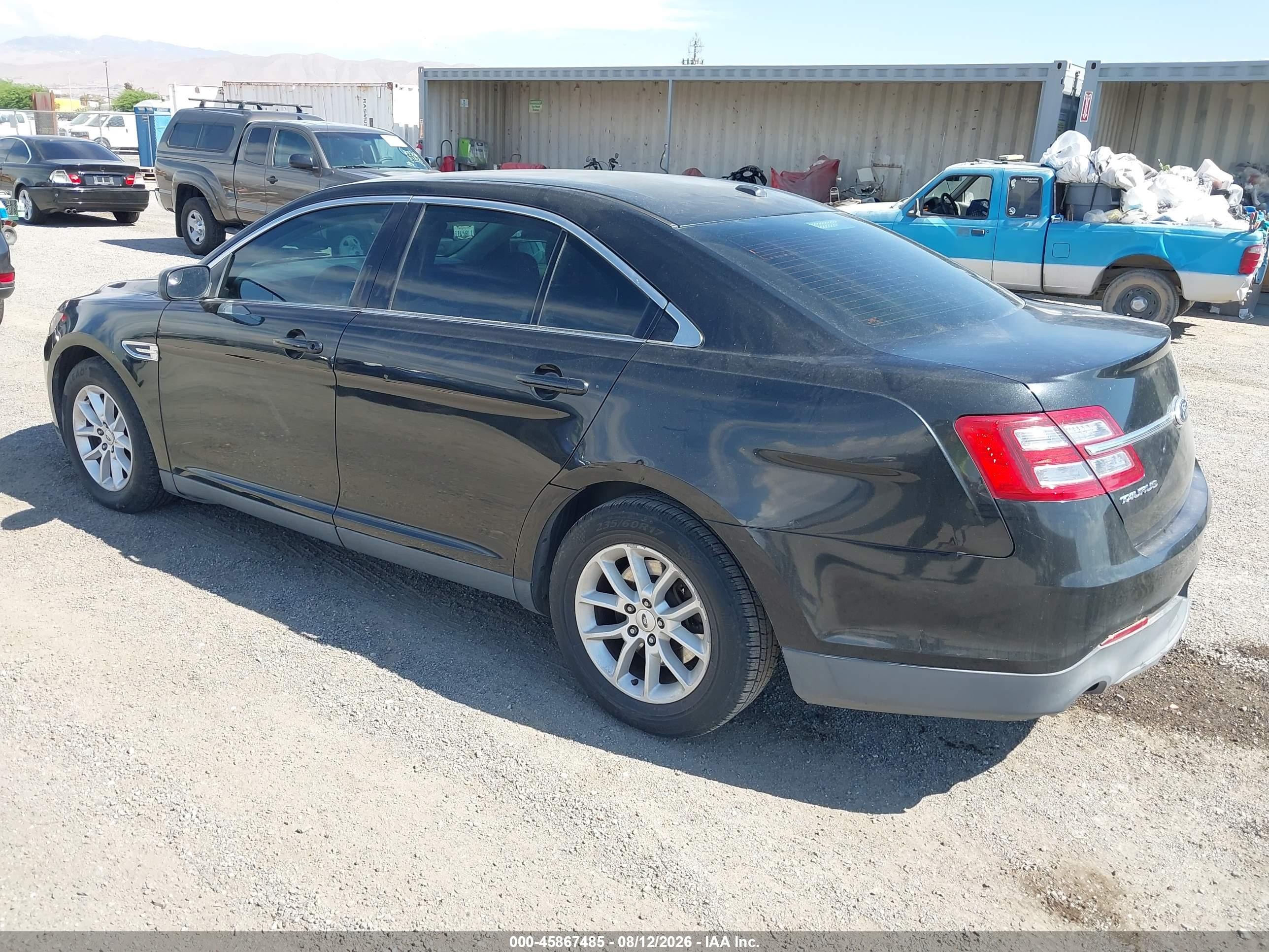 2013 Ford Taurus Se Black vin: 1FAHP2D82DG234184