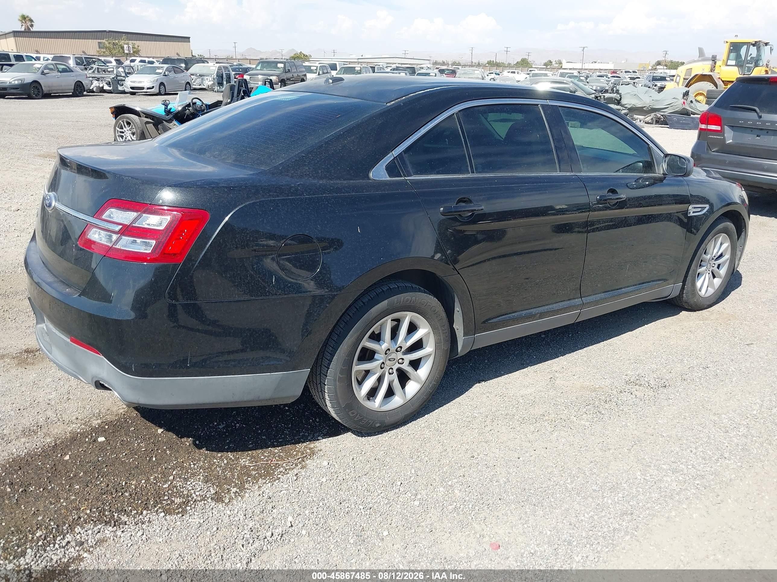 2013 Ford Taurus Se Black vin: 1FAHP2D82DG234184
